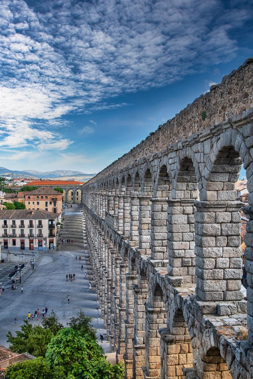 853x1280 Free Roman Aqueduct & Aqueduct Image