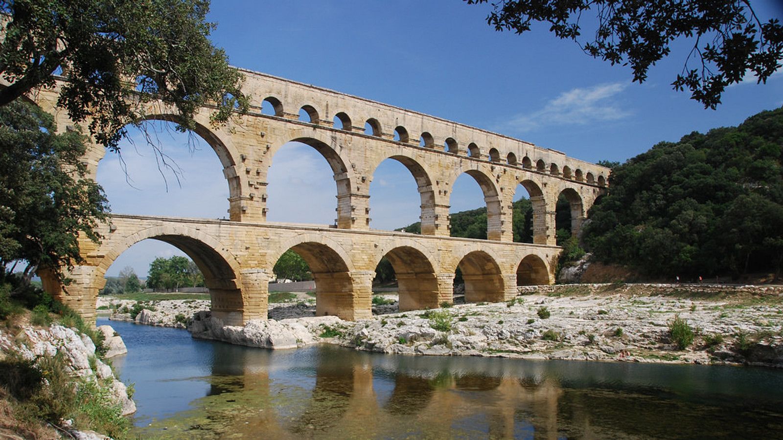 1600x900 The Roman Aqueduct of Pont du Gard History Encyclopedia