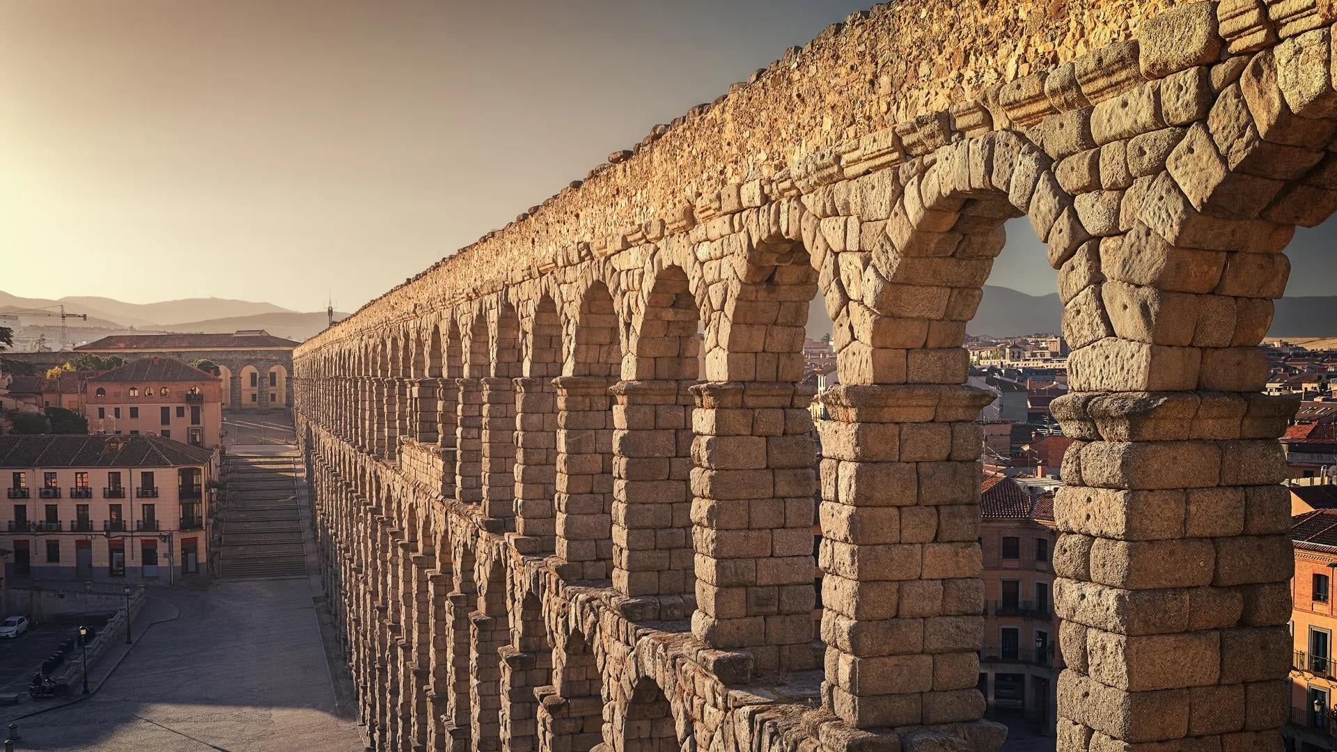 1920x1080 Ancient Roman Aqueduct of Segovia