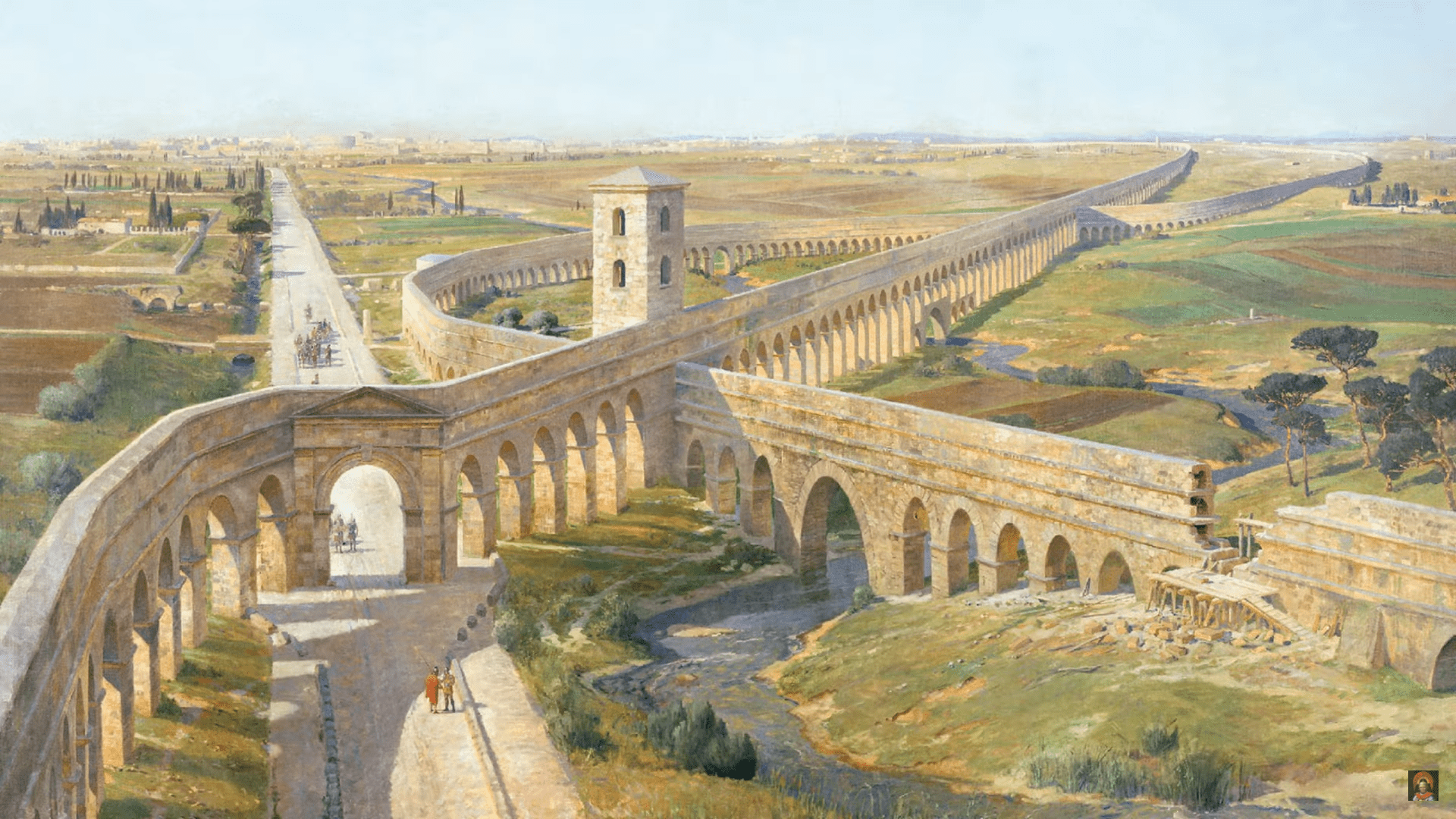 1920x1080 Roman aqueducts
