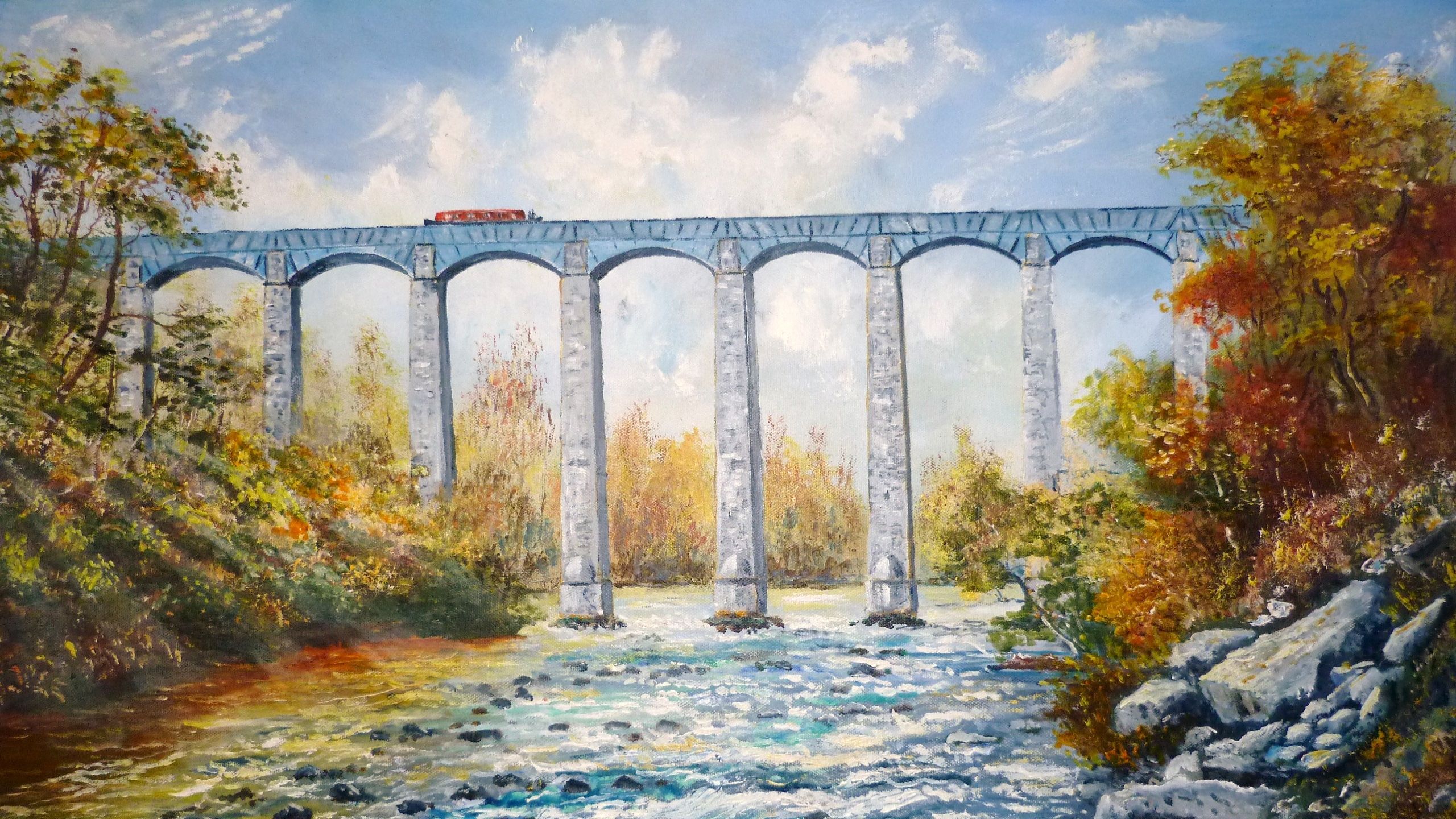 2560x1440 Download Man Made Pontcysyllte Aqueduct HD Wallpaperx1440