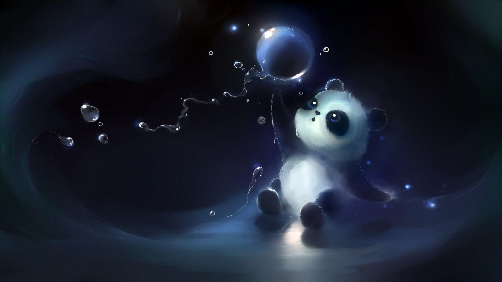 1920x1080 Galaxy Panda Wallpaper