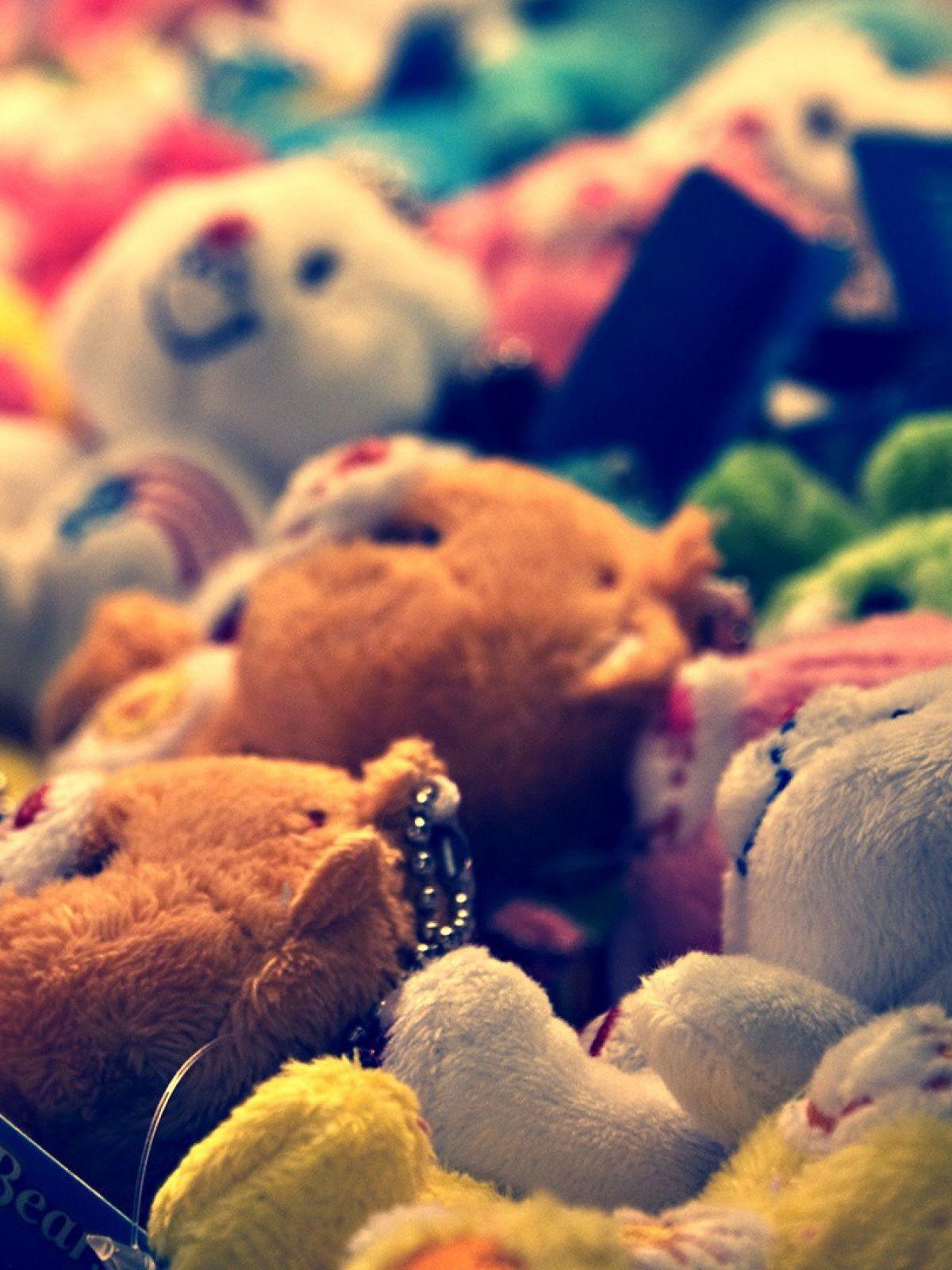 1200x1600 Pile Of Teddy Bears Macro Android Wallpaper free download