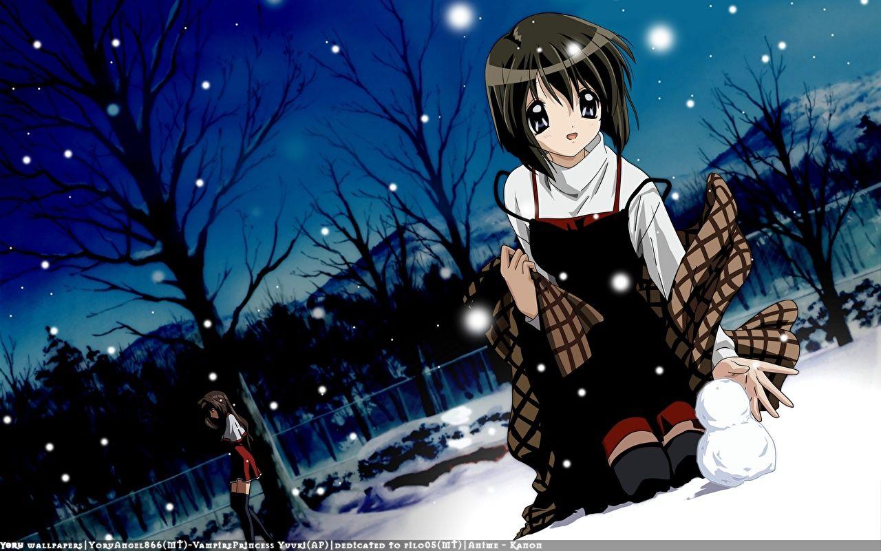 1280x800 image Kanon Anime female