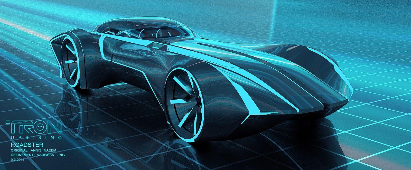 1600x662 Ling Tron Uprising Roadster Vehicle Concept Art HD Wallpaper