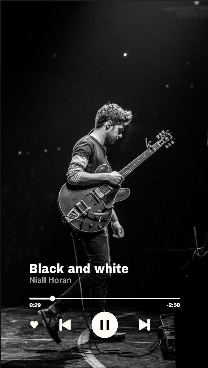 679x1200 Niall Horan one direction Spotify wallpaper black and white. Niall horan, Black and white aesthetic, Niall horan lyrics