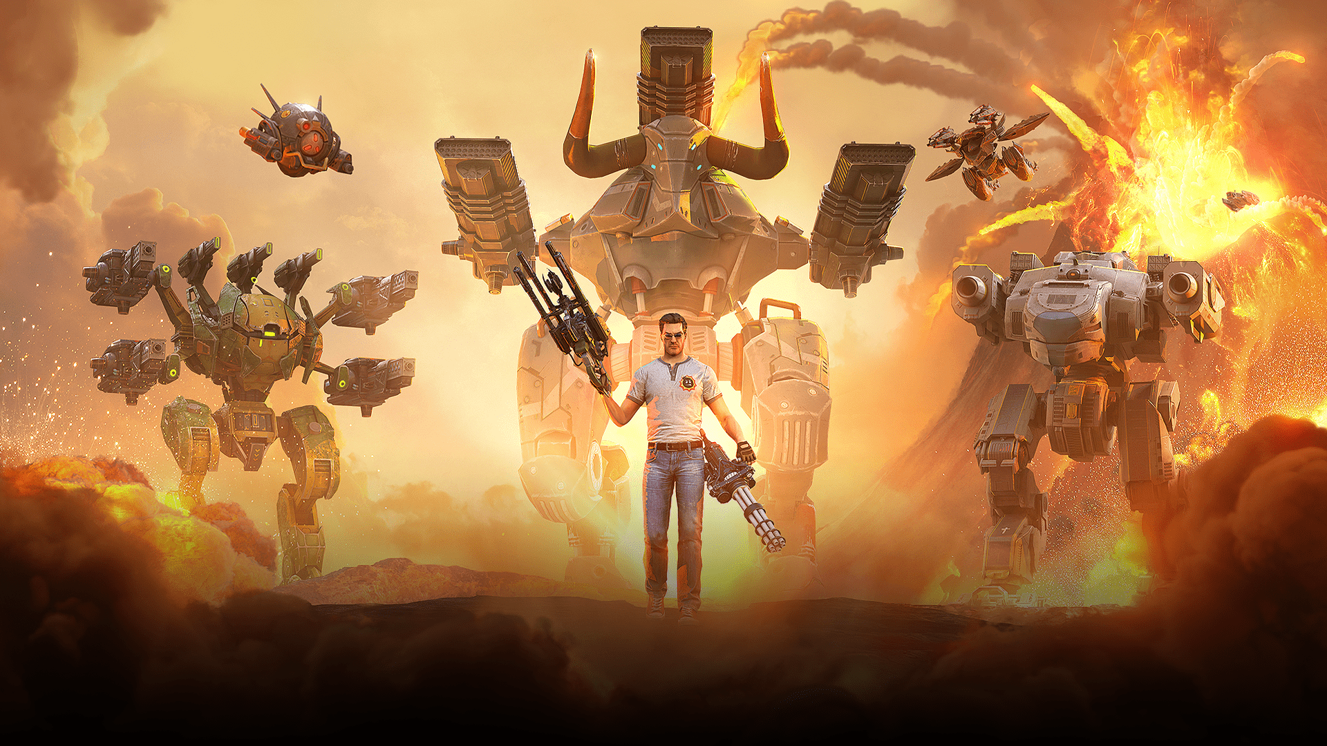 1920x1080 War Robots Typhon Wallpaper