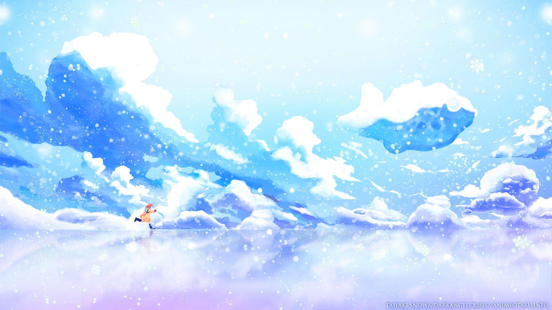 1920x1080 Kanon Wallpaper: Taiyaki Snow