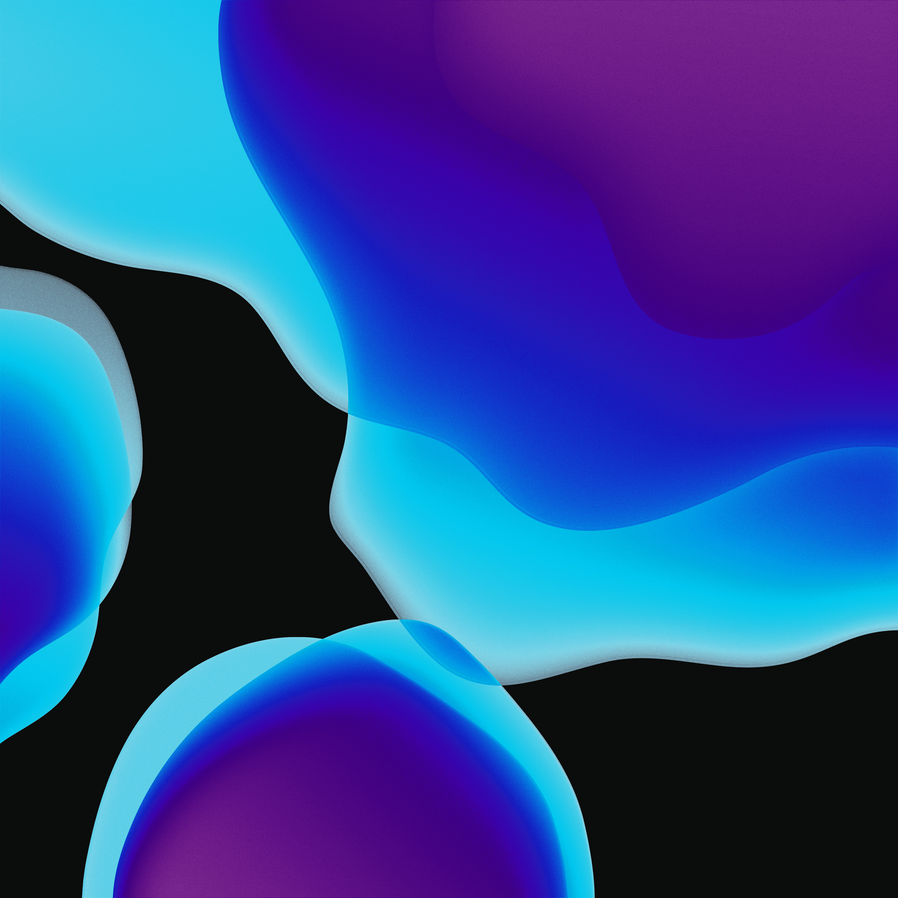 3000x3000 Modified versions of the iOS 13 wallpaper (Created this in photohop)