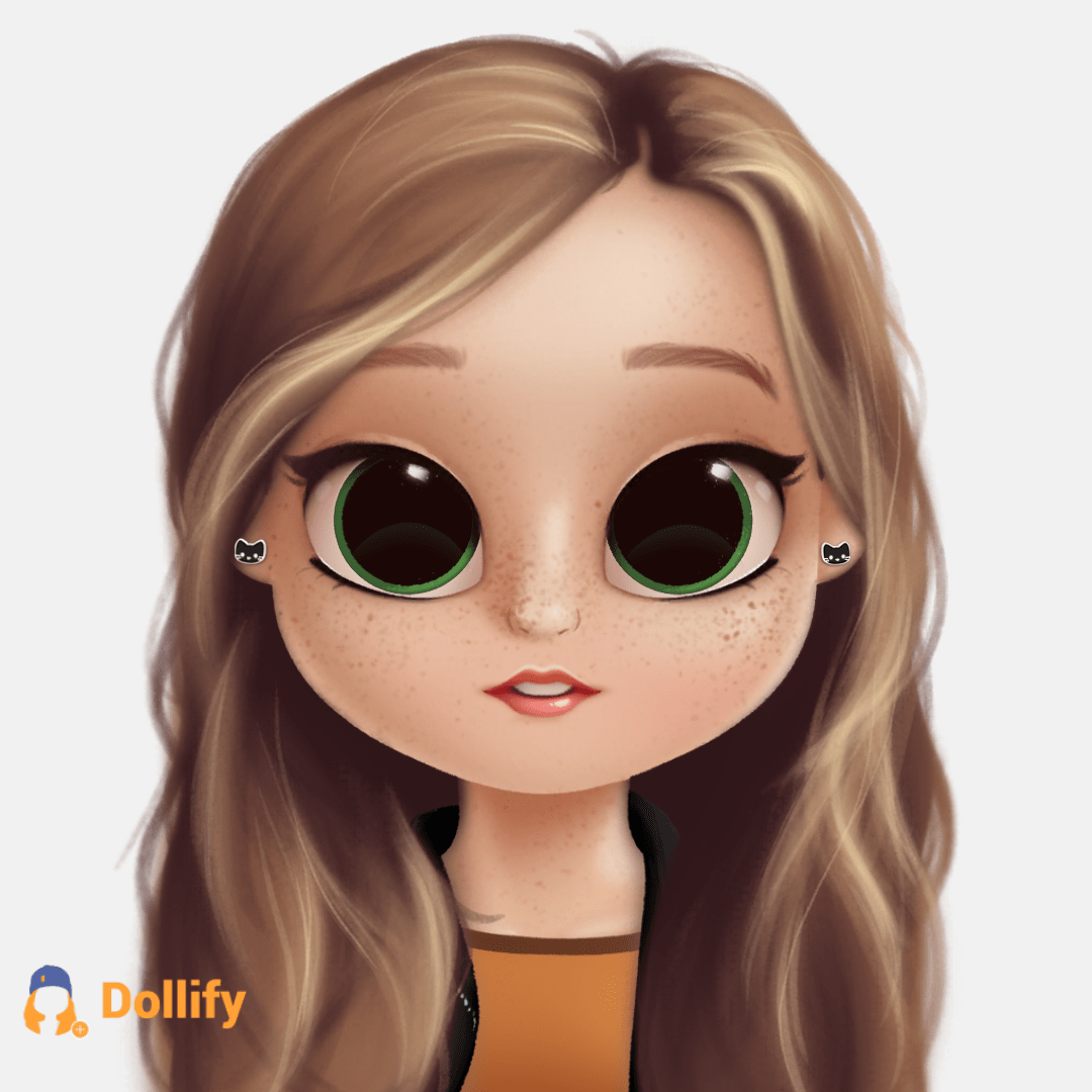 1080x1080 Cute Profile Picture for Girls Drawing .