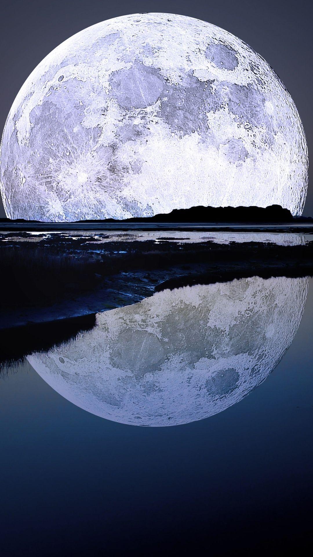 1080x1920 Supermoon Wallpaper