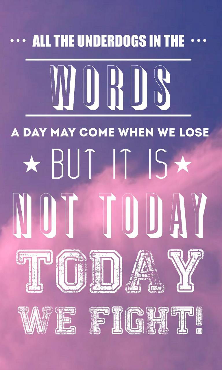 768x1280 BTS Not Today Wallpaper