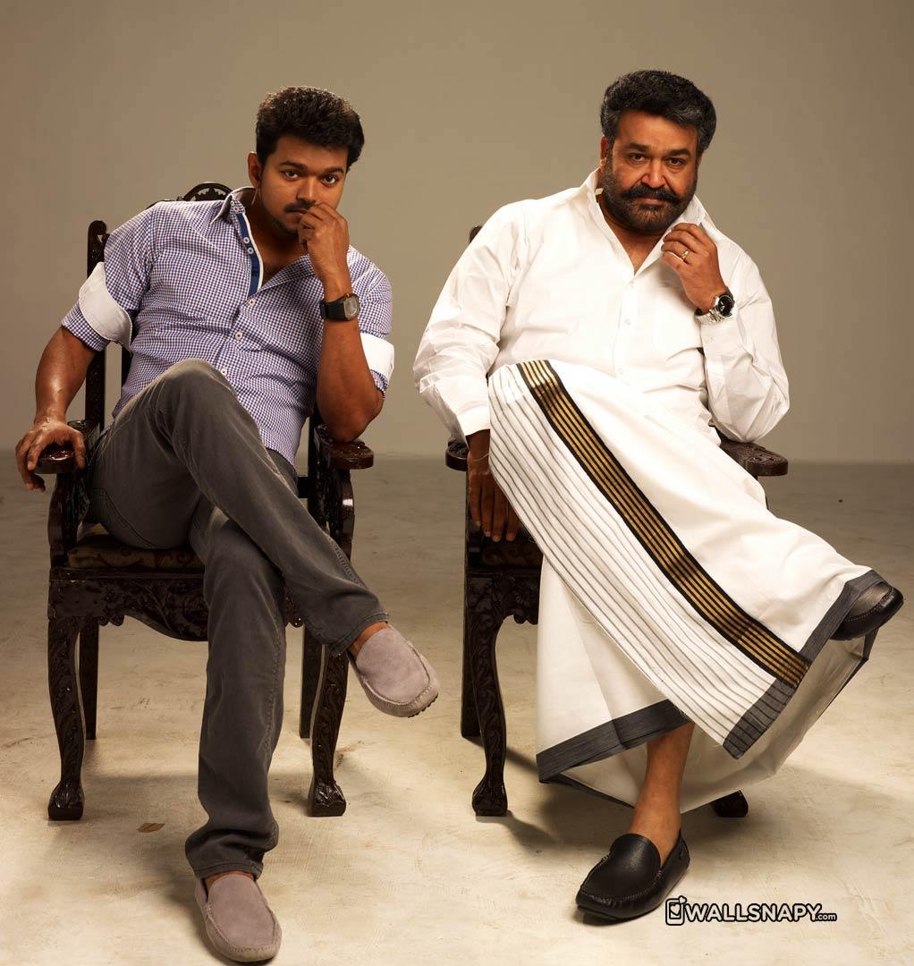 1022x1080 Vijay mohanlal jilla HD wallpaper download