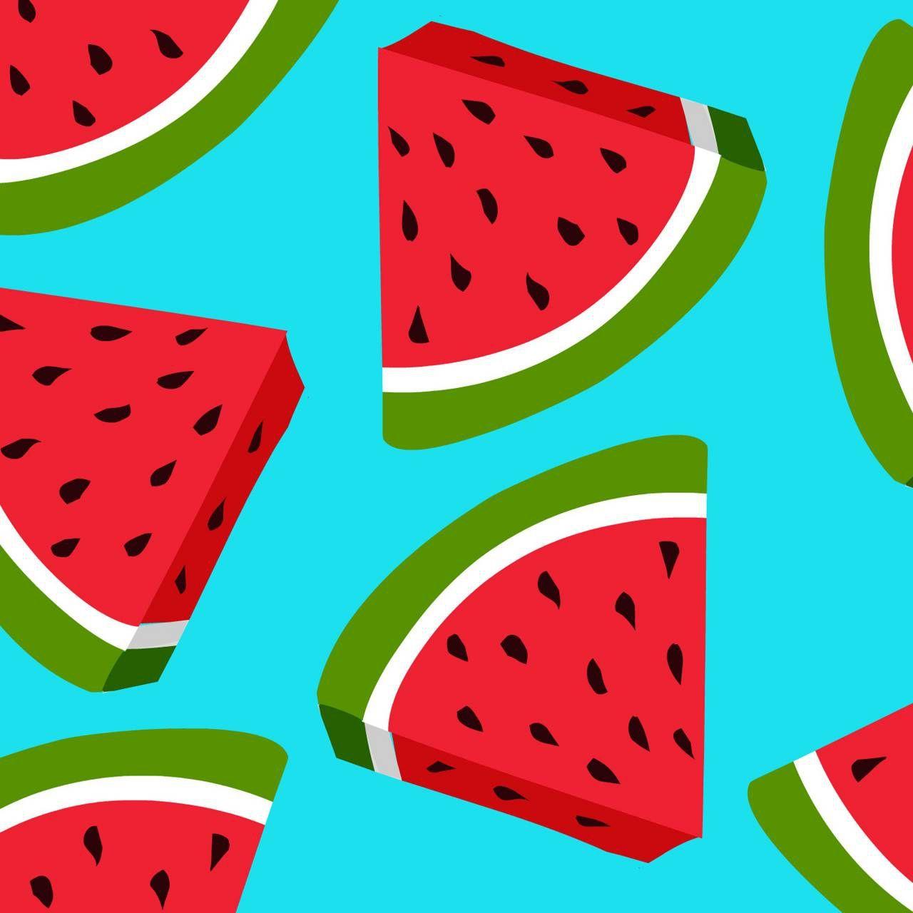 1280x1280 Animated Watermelon Picture .
