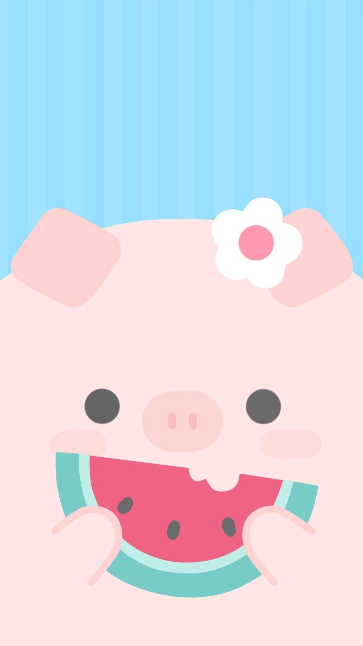 1200x2133 Kawaii Watermelon Wallpaper