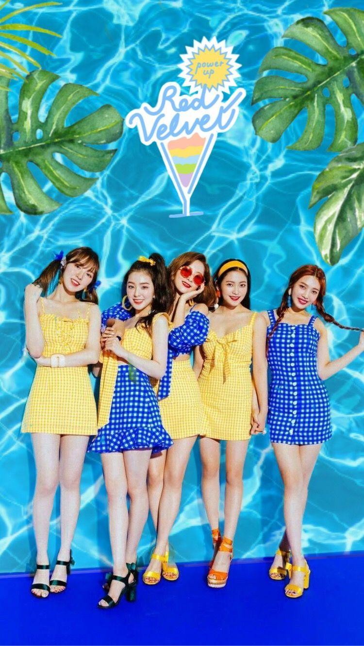 750x1329 Red Velvet Power Up Wallpaper