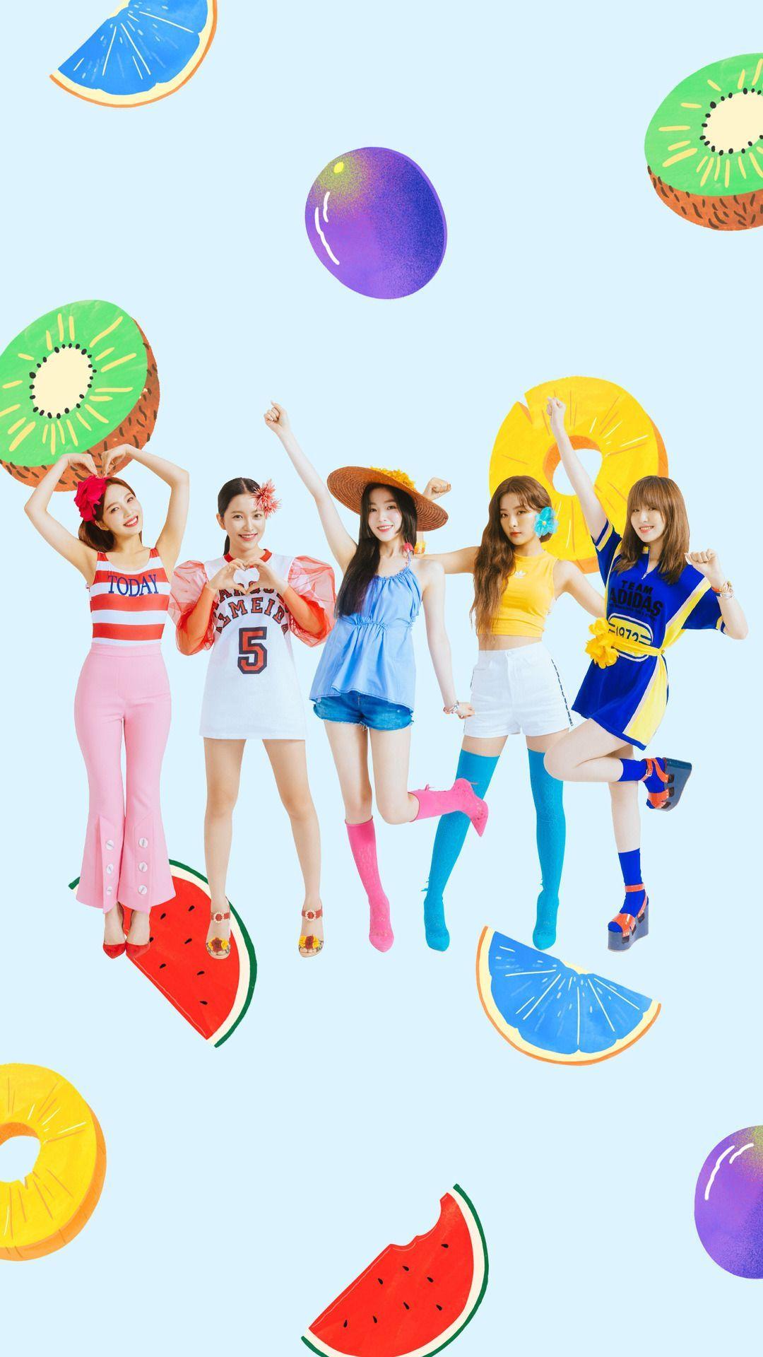 1080x1920 Red Velvet #레드벨벳 #REDVELVET#SummerMagic#PowerUp. Red velvet joy, Velvet wallpaper, Red valvet