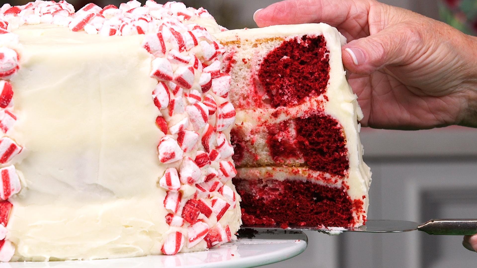 1920x1080 Red Velvet Peppermint Cake Recipe