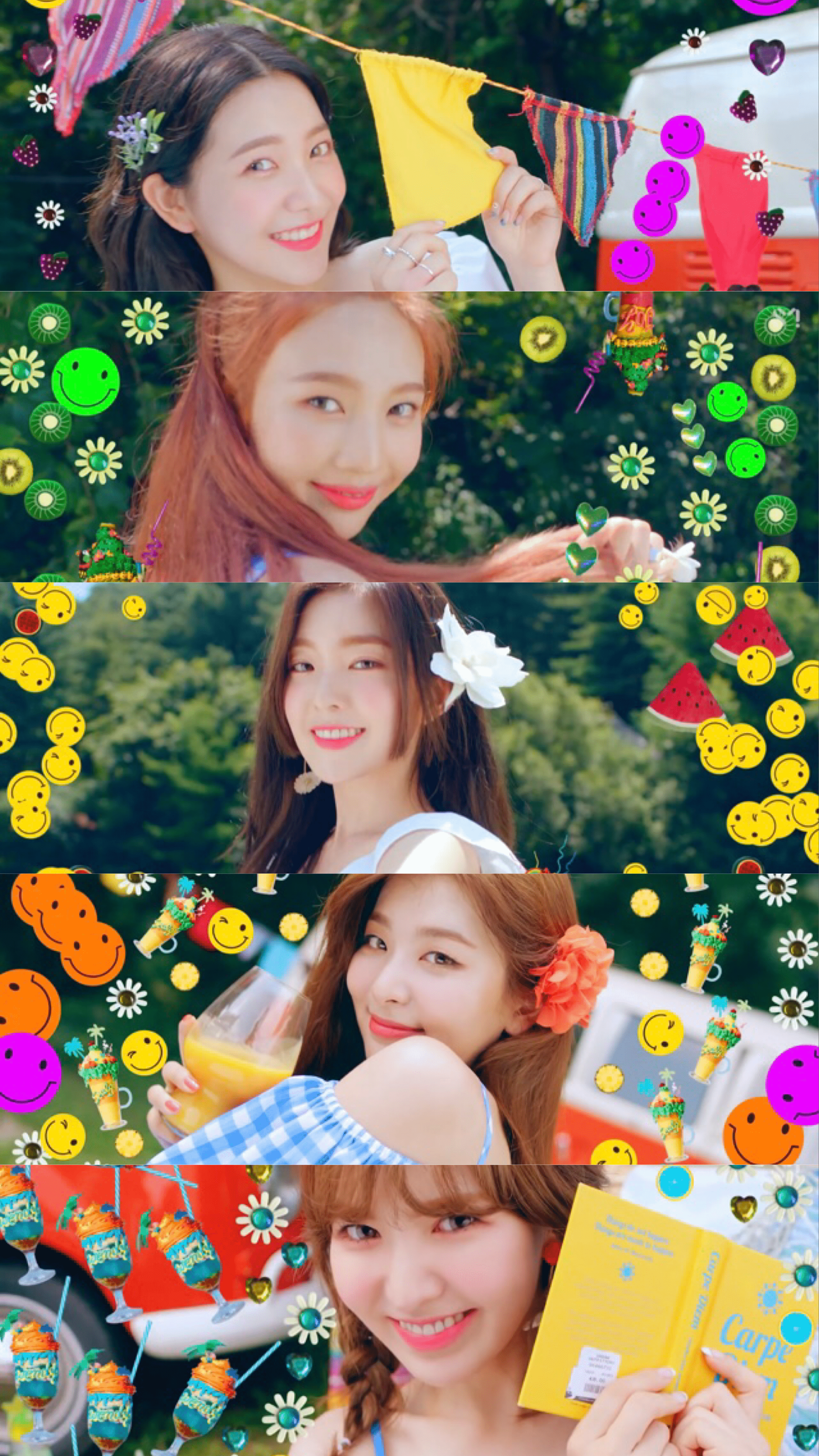 2319x4122 Red Velvet Power up MV. Beludru merah, Selebritas, Wanita