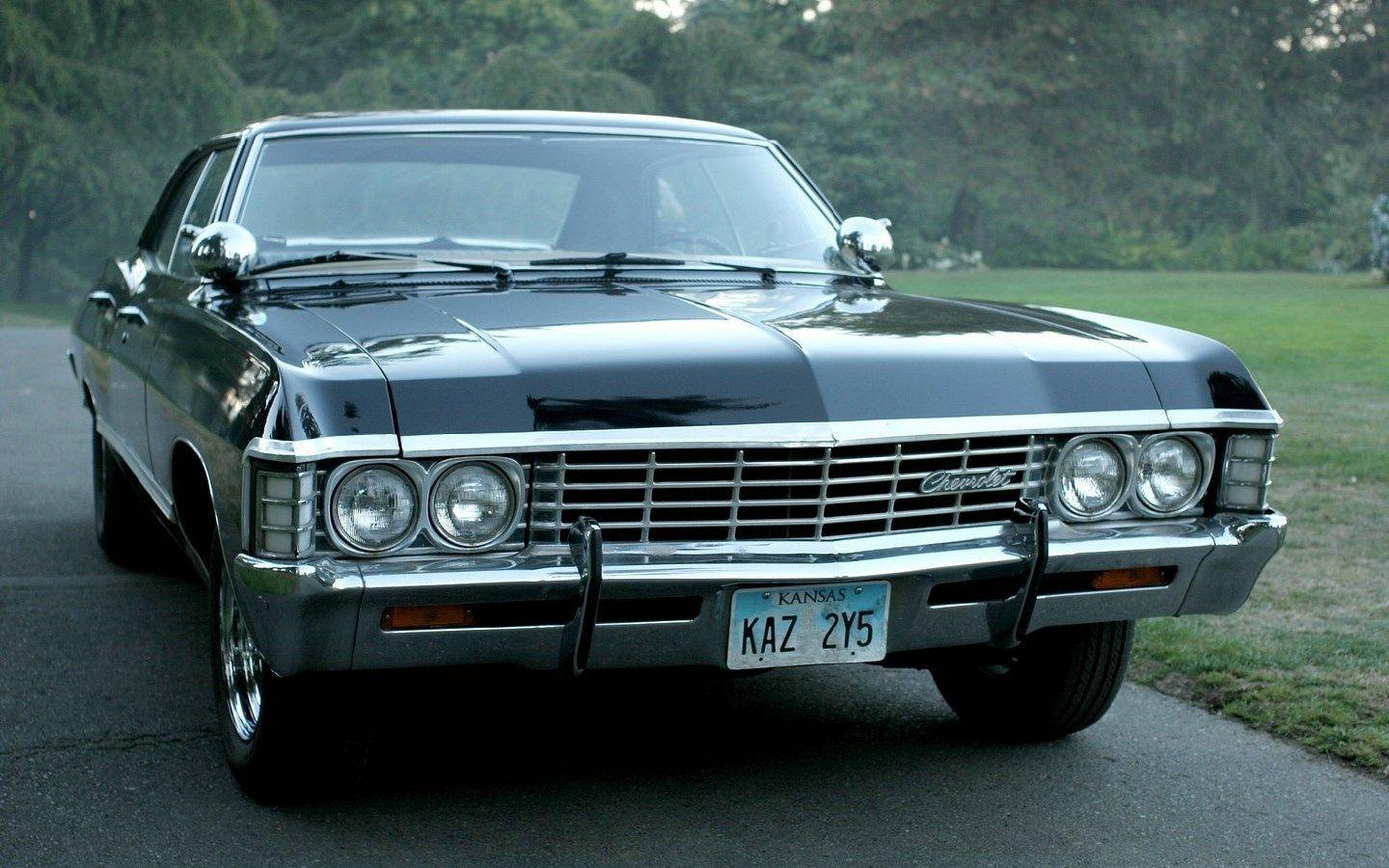 1440x900 Black 67 Impala Supernatural .
