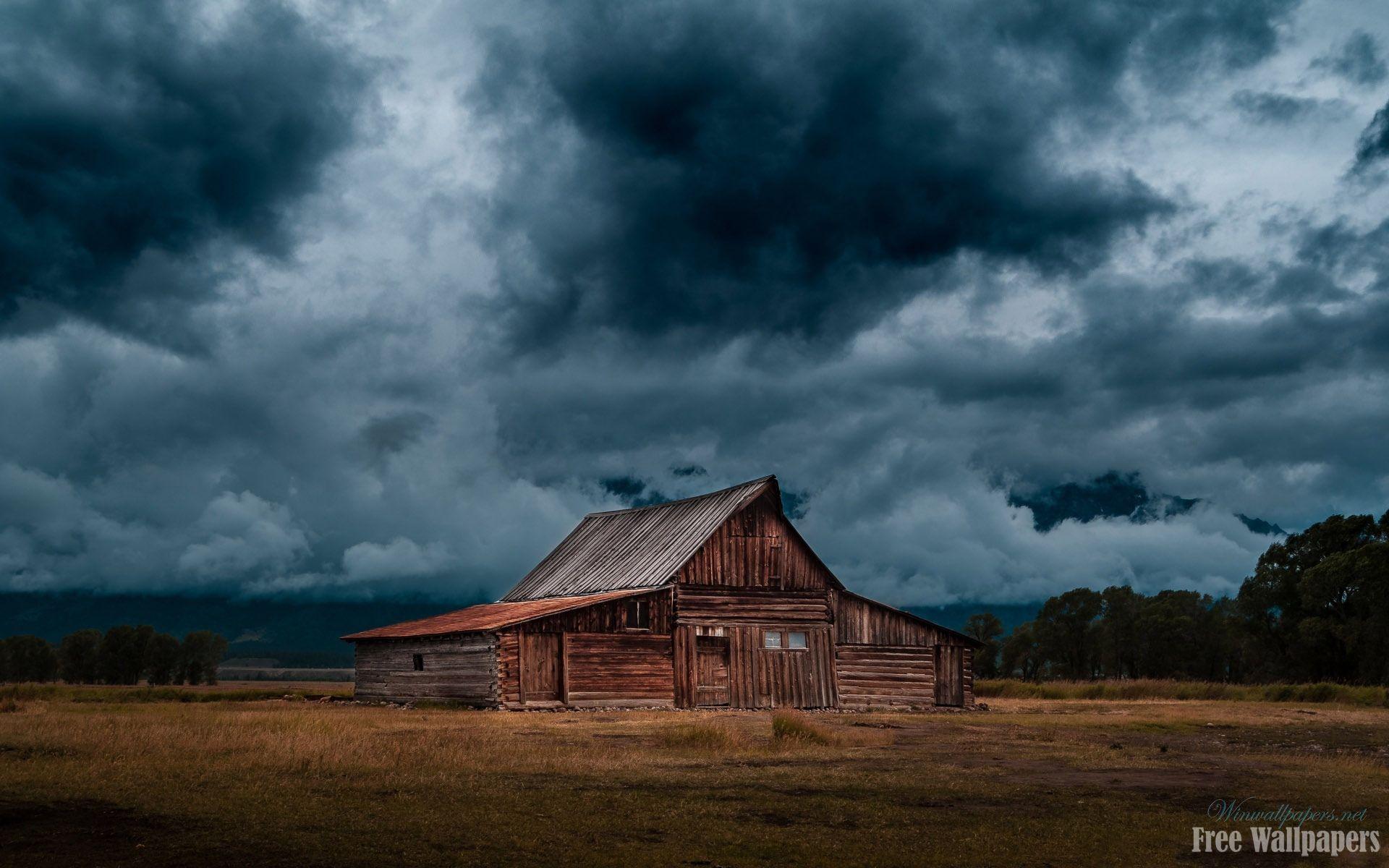 1920x1200 Dark Storm Clouds Desktop Wallpaper .