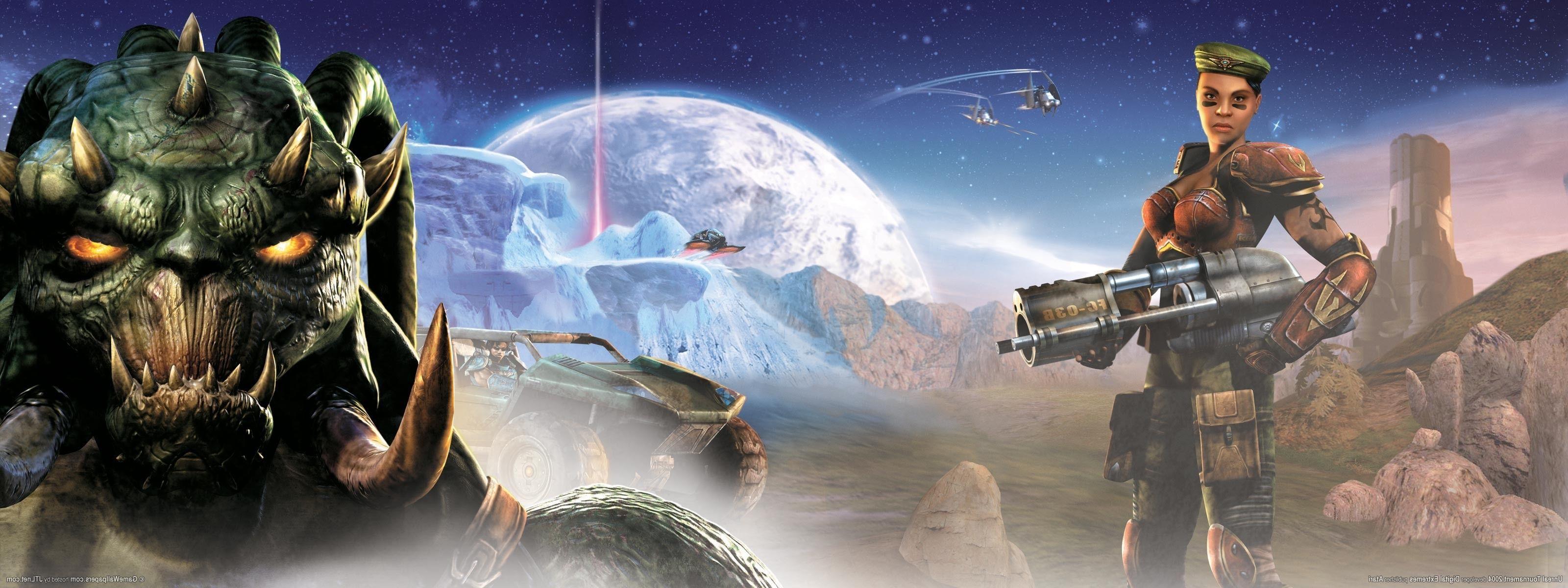 3200x1200 Unreal Tournament 2004 Wallpaper HD / Desktop and Mobile Background