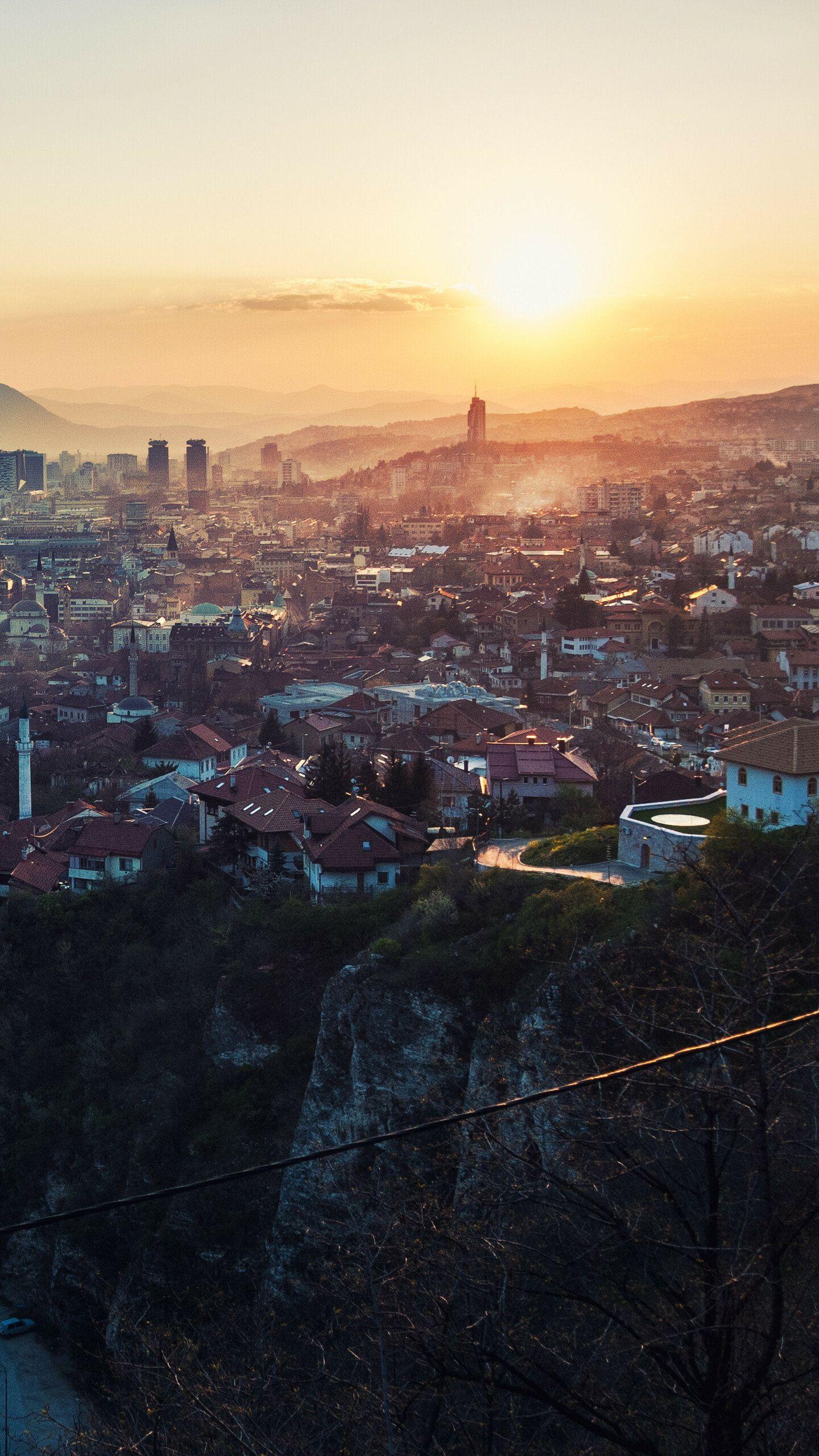 1440x2560 Bosnia And Herzegovina City 4K, HD World Wallpaper Photo and Picture. World wallpaper, Beautiful views, Wallpaper