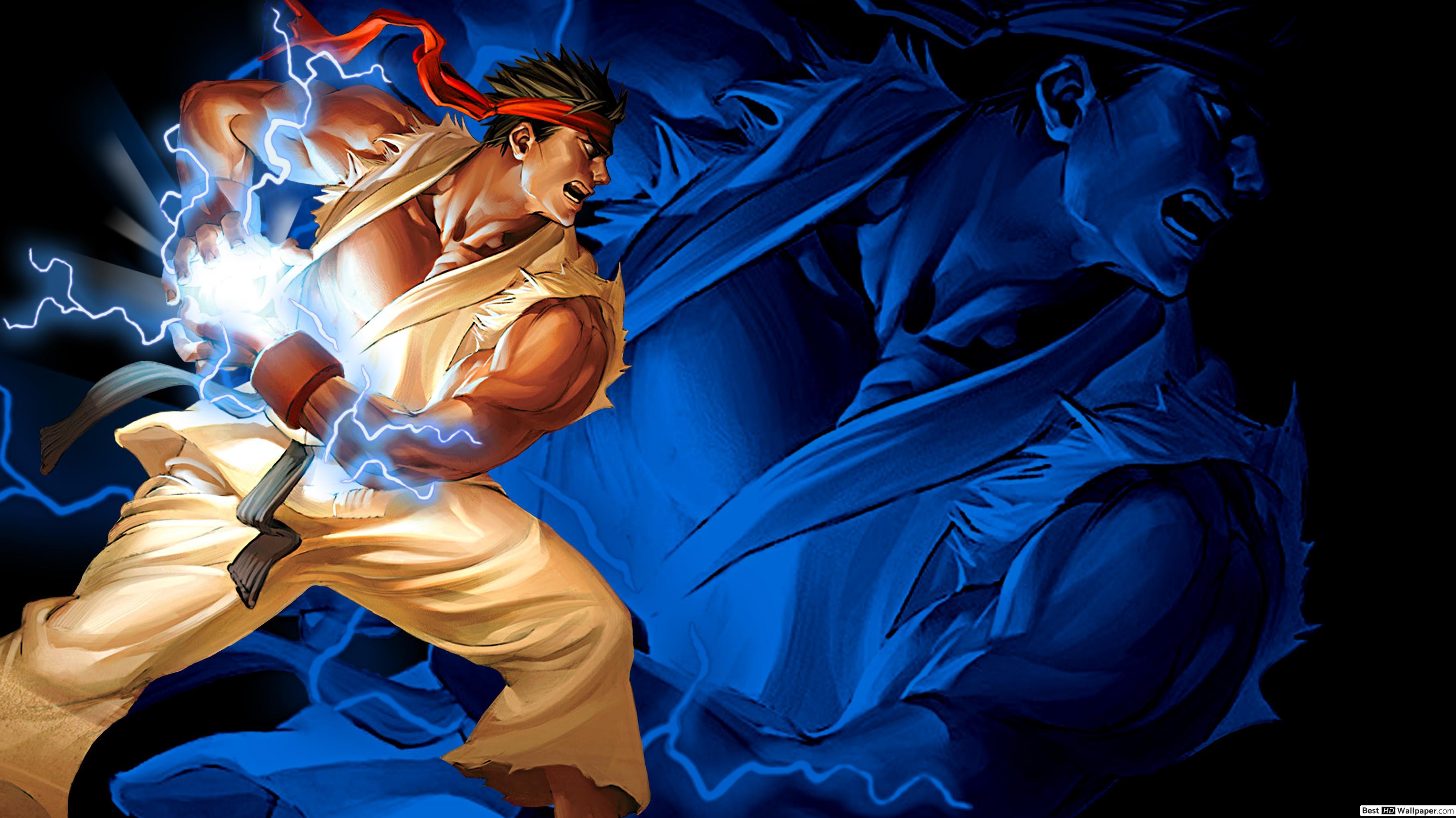 3554x1999 Street Fighter V Hadouken HD wallpaper download