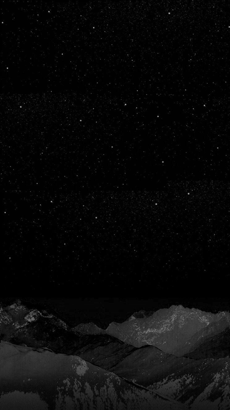 744x1325 Dark Winter iPhone Wallpaper