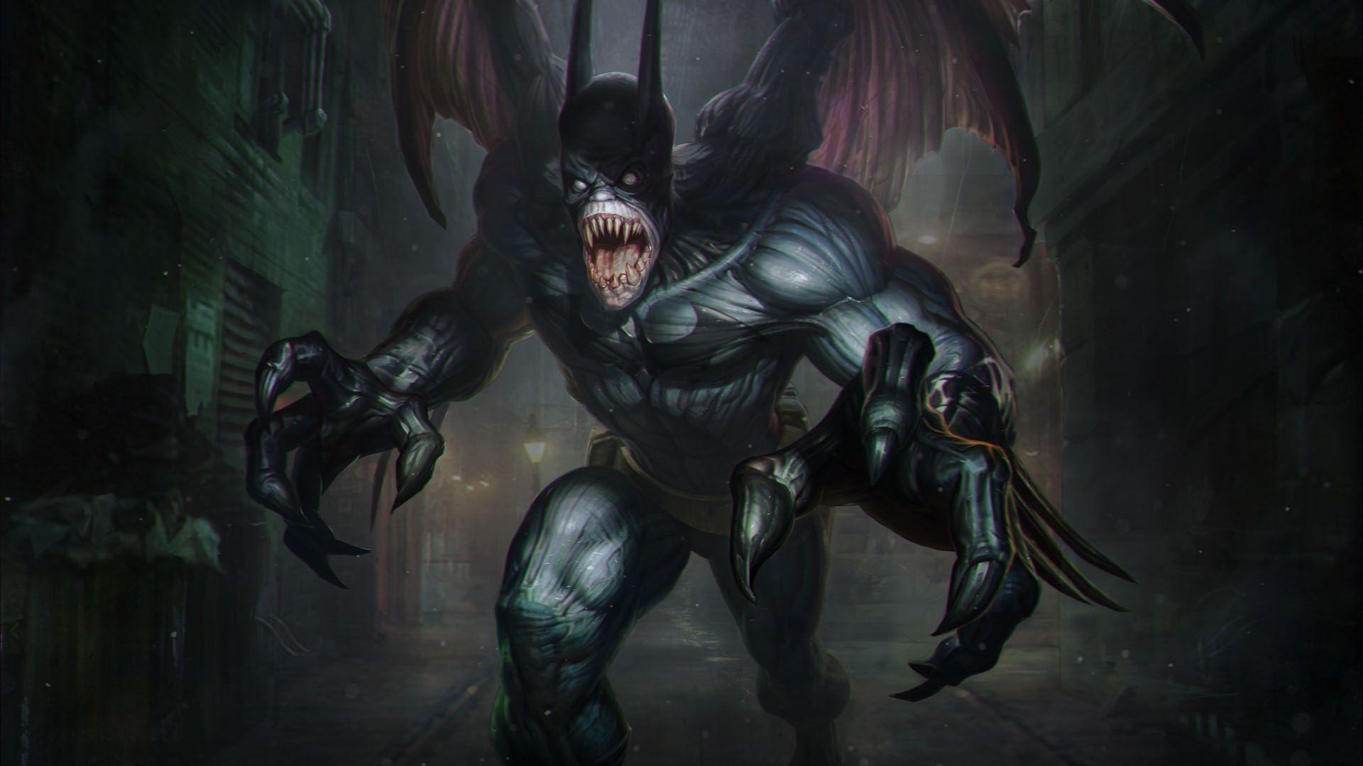 1920x1080 Nightmare Batman Wallpaper