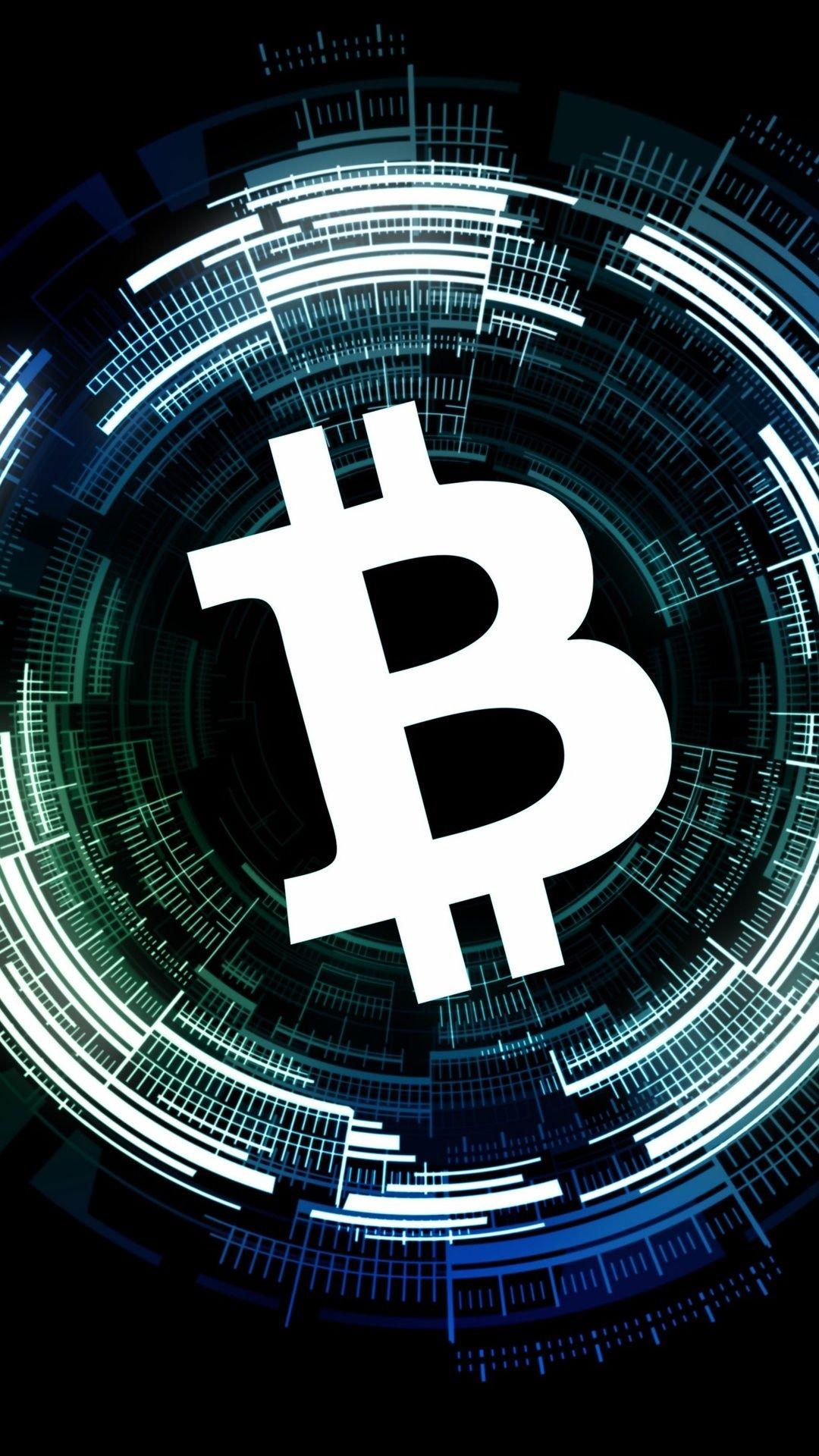 1080x1920 Bitcoin Logo Black Background 4k iPhone 6s, 6 Plus, Pixel xl , One Plus 3t, 5 HD 4k Wallpaper, Image, Background, Photo and Picture
