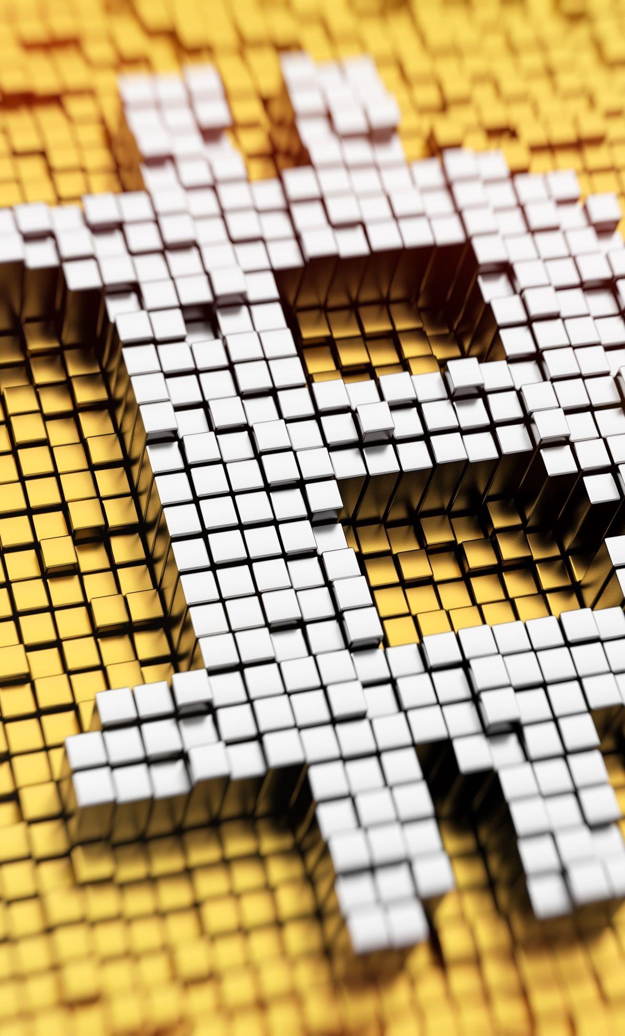 1280x2120 Bitcoin 3D iPhone HD 4k Wallpaper, Image, Background, Photo and Picture