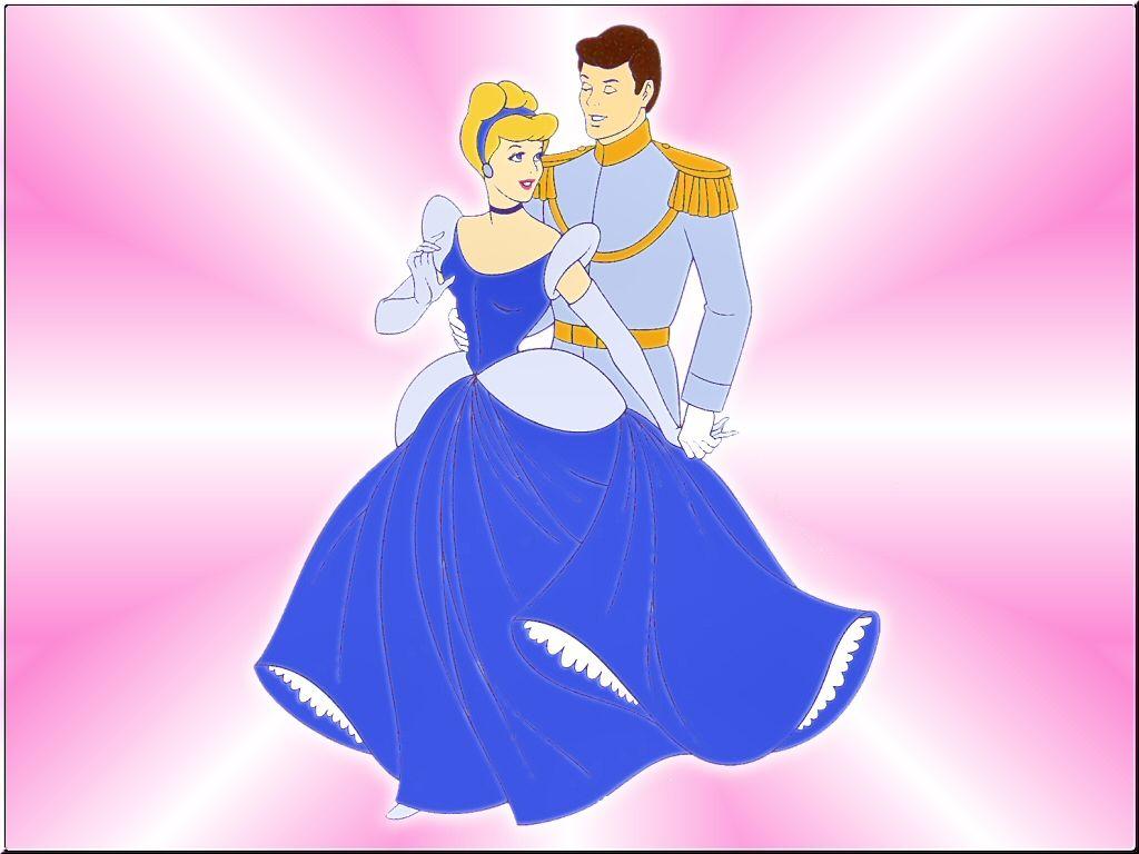 1024x768 Cinderella And Prince Charming