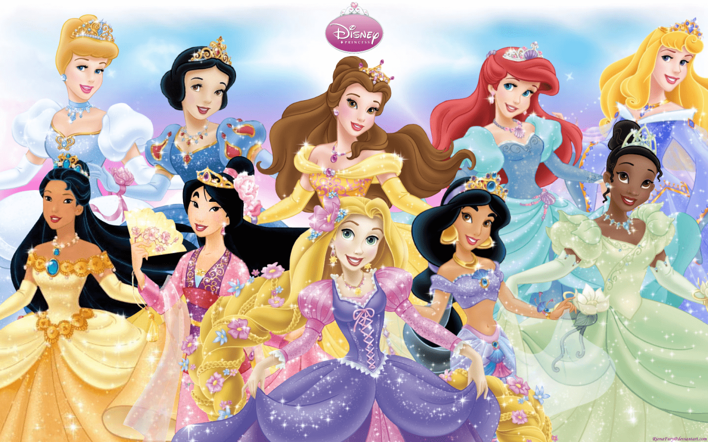 1440x900 Disney Princess Computer .