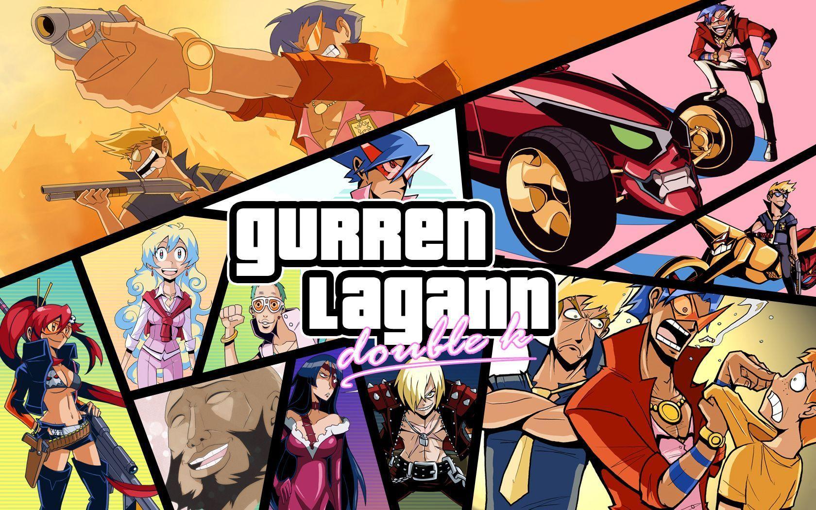 1680x1050 Tengen Toppa Gurren Lagann Computer Wallpaper, Desktop Backgroundx1050. Gurren lagann, Top anime characters, Funny wallpaper