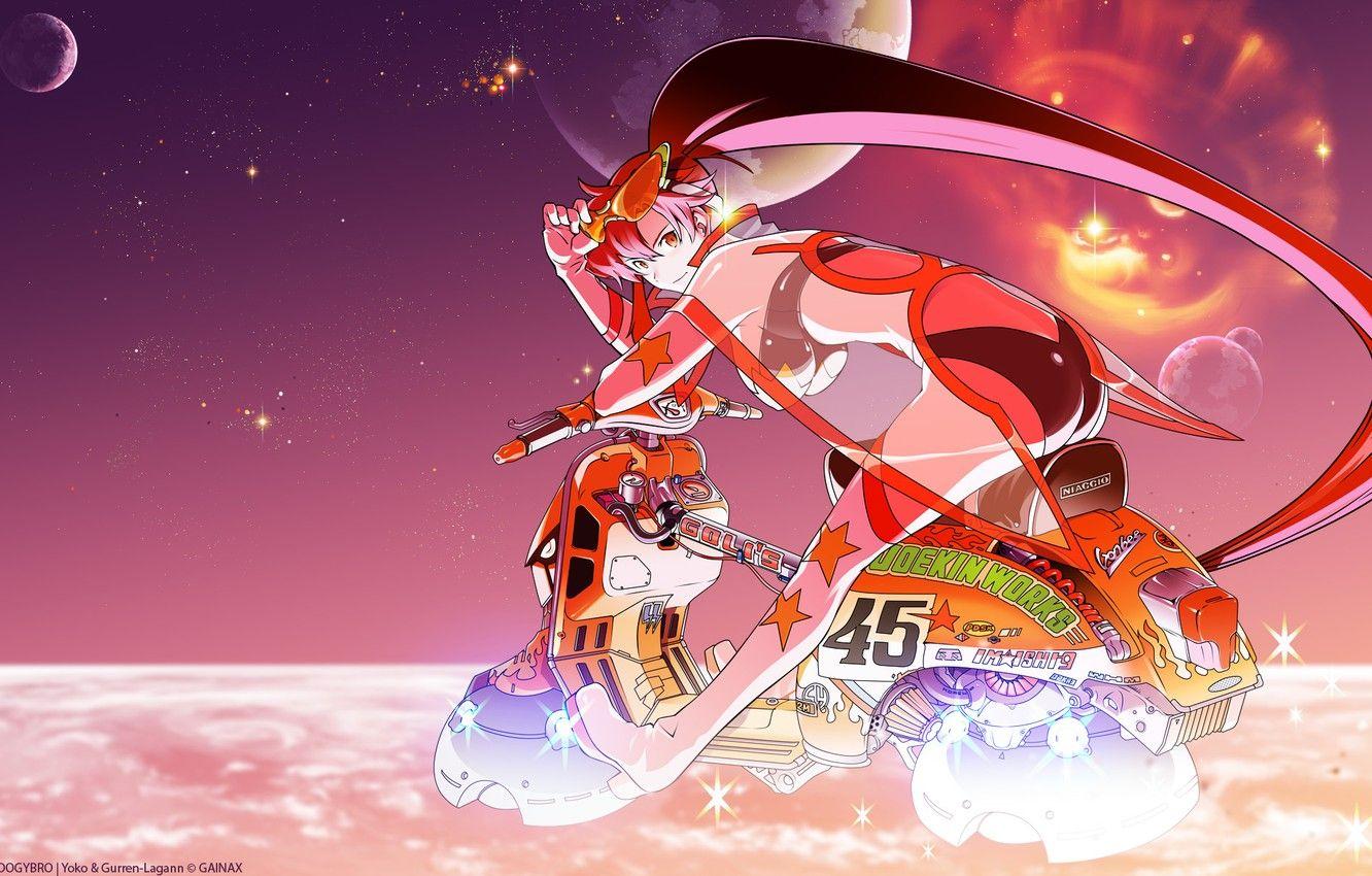 1332x850 Wallpaper Space, Space, Yoko, Yoko, Gurren Lagann, Gurren, A Sad, Lagann, COO Gurren Lagann Image For Desktop, Section прочее