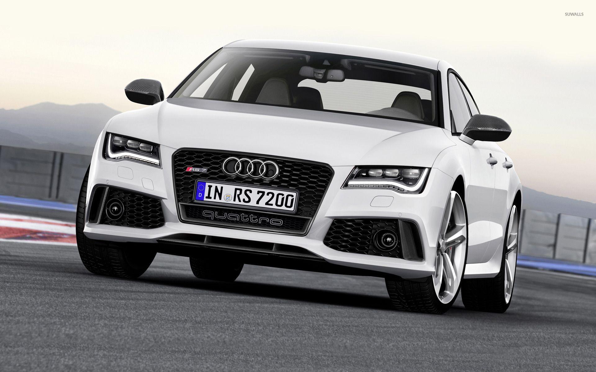 1920x1200 White Audi RS 7 quattro front view wallpaper wallpaper