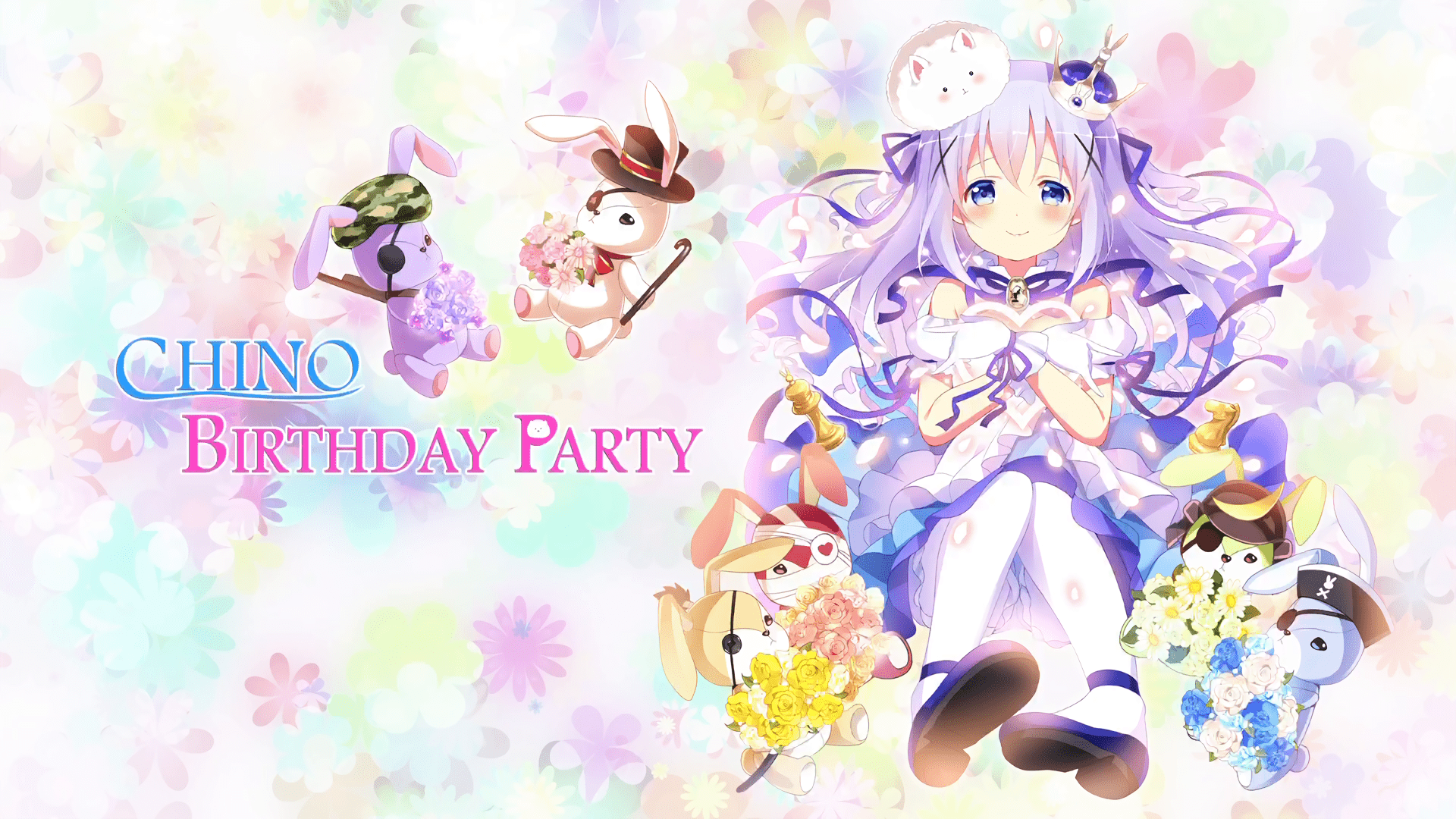 1920x1080 Anime Is The Order A Rabbit? Wallpaper. Rabbit wallpaper, HD widescreen wallpaper, Anime