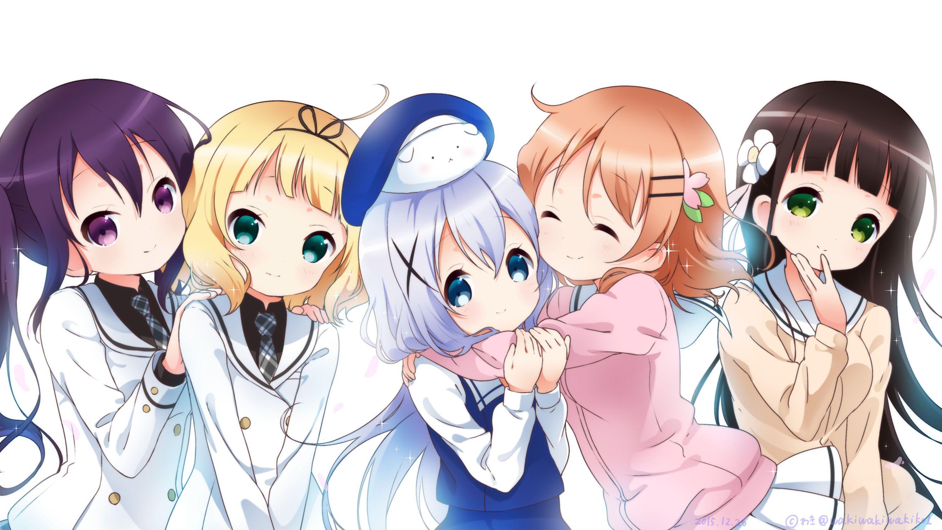 3000x1688 Kafuu Chino, Wallpaper Anime Image Board