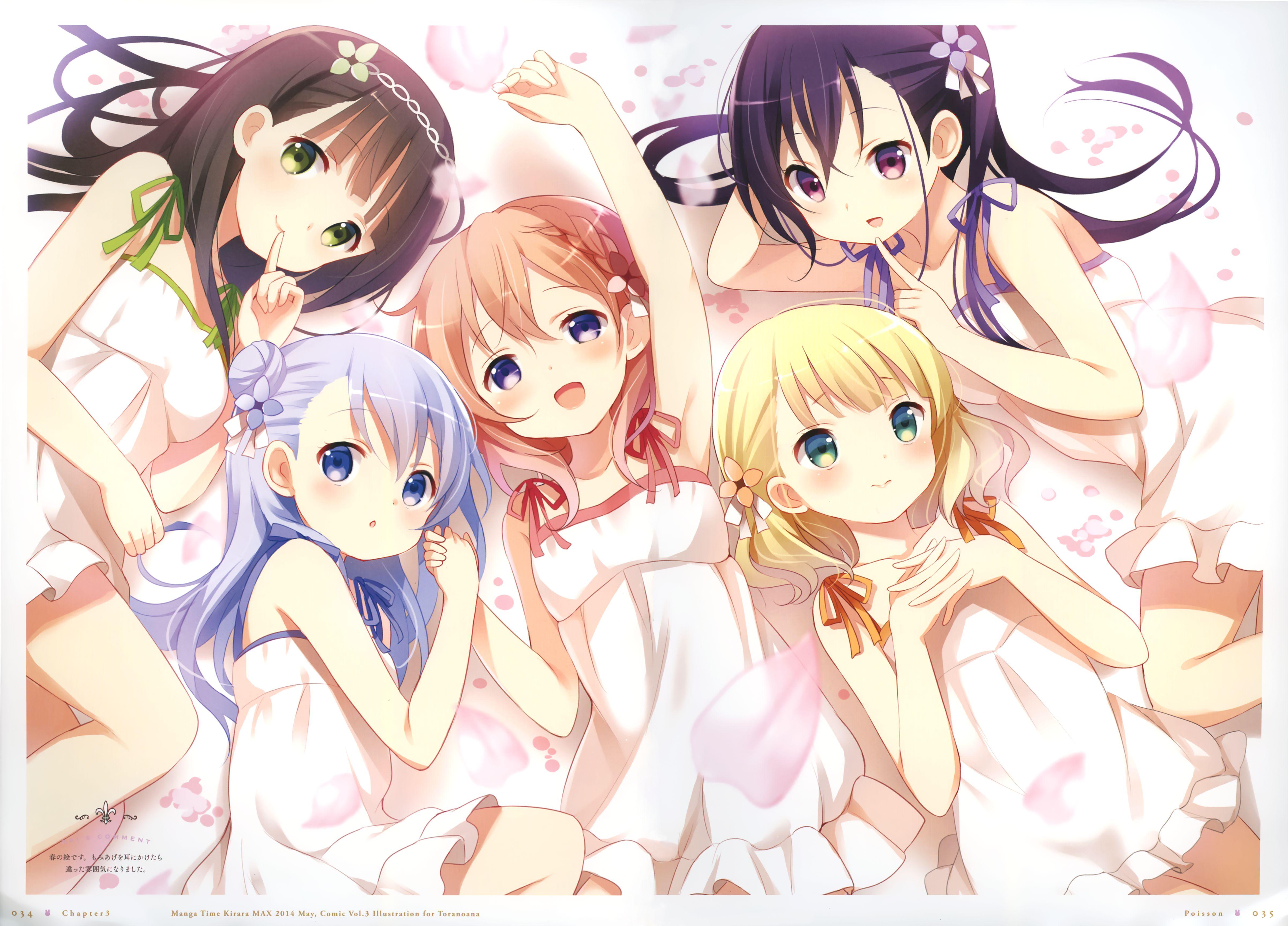 4807x3455 Anime Is The Order A Rabbit Wallpaper:4807x3455