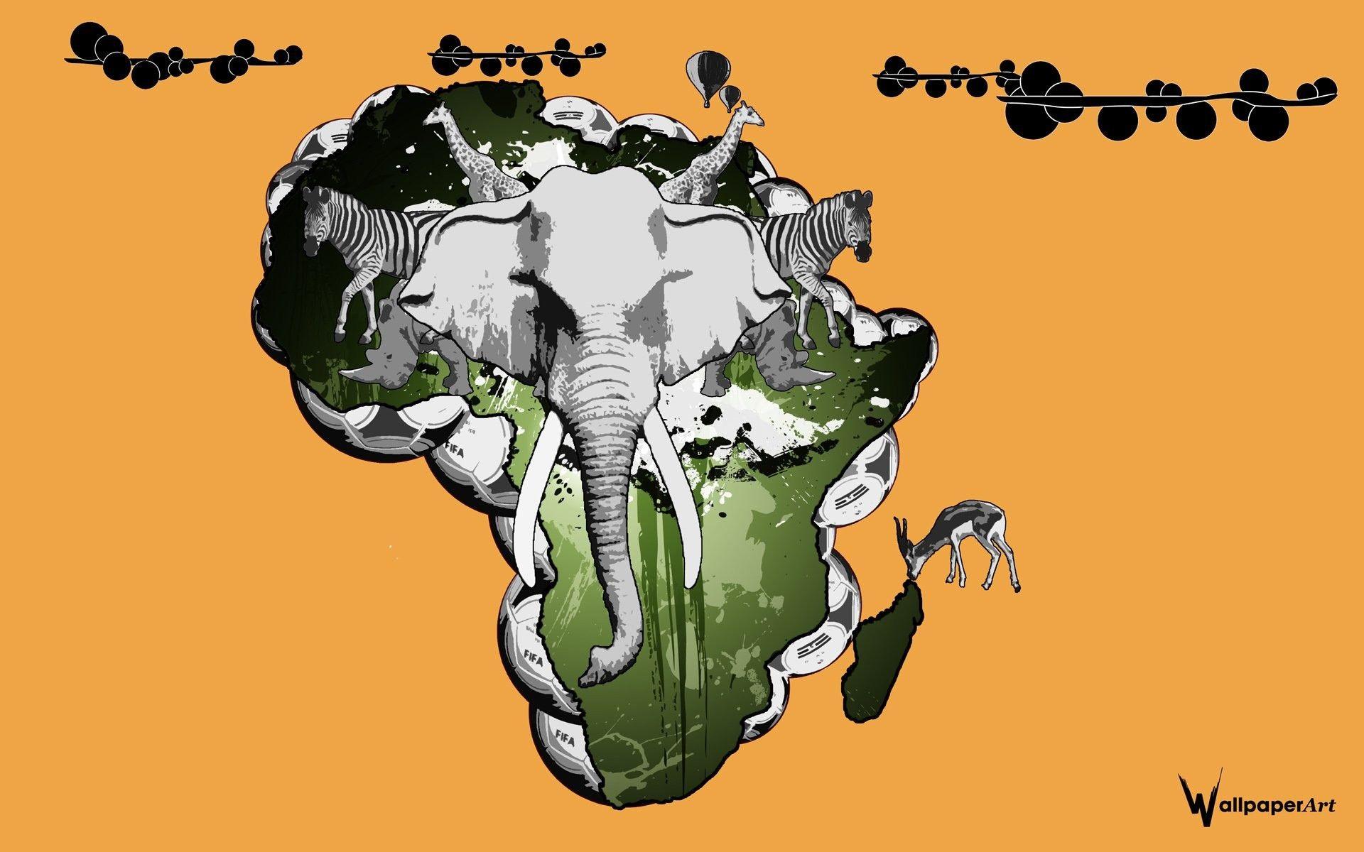 1920x1200 African Desktop Art .