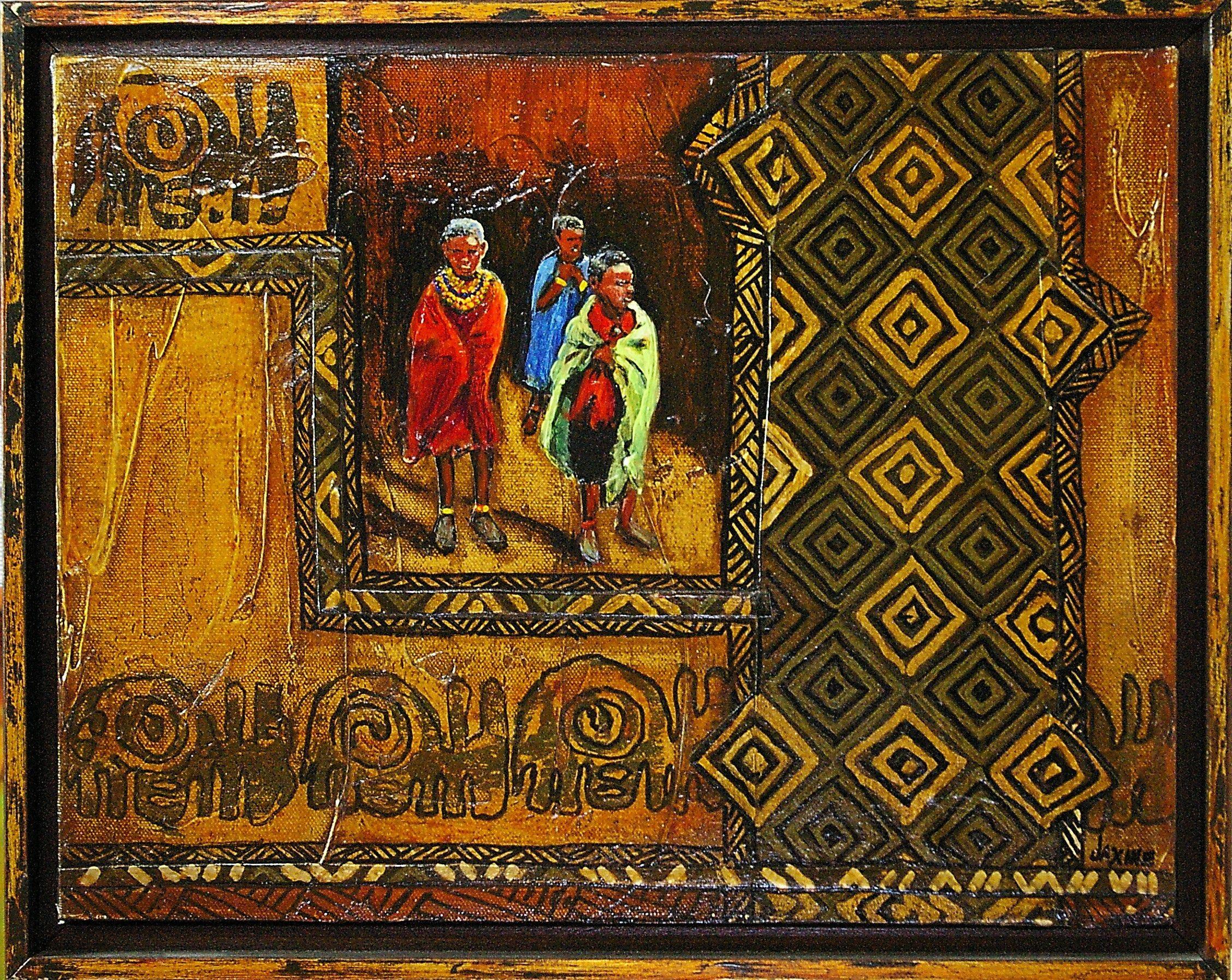 2256x1796 African Art Desktop Wallpaper .