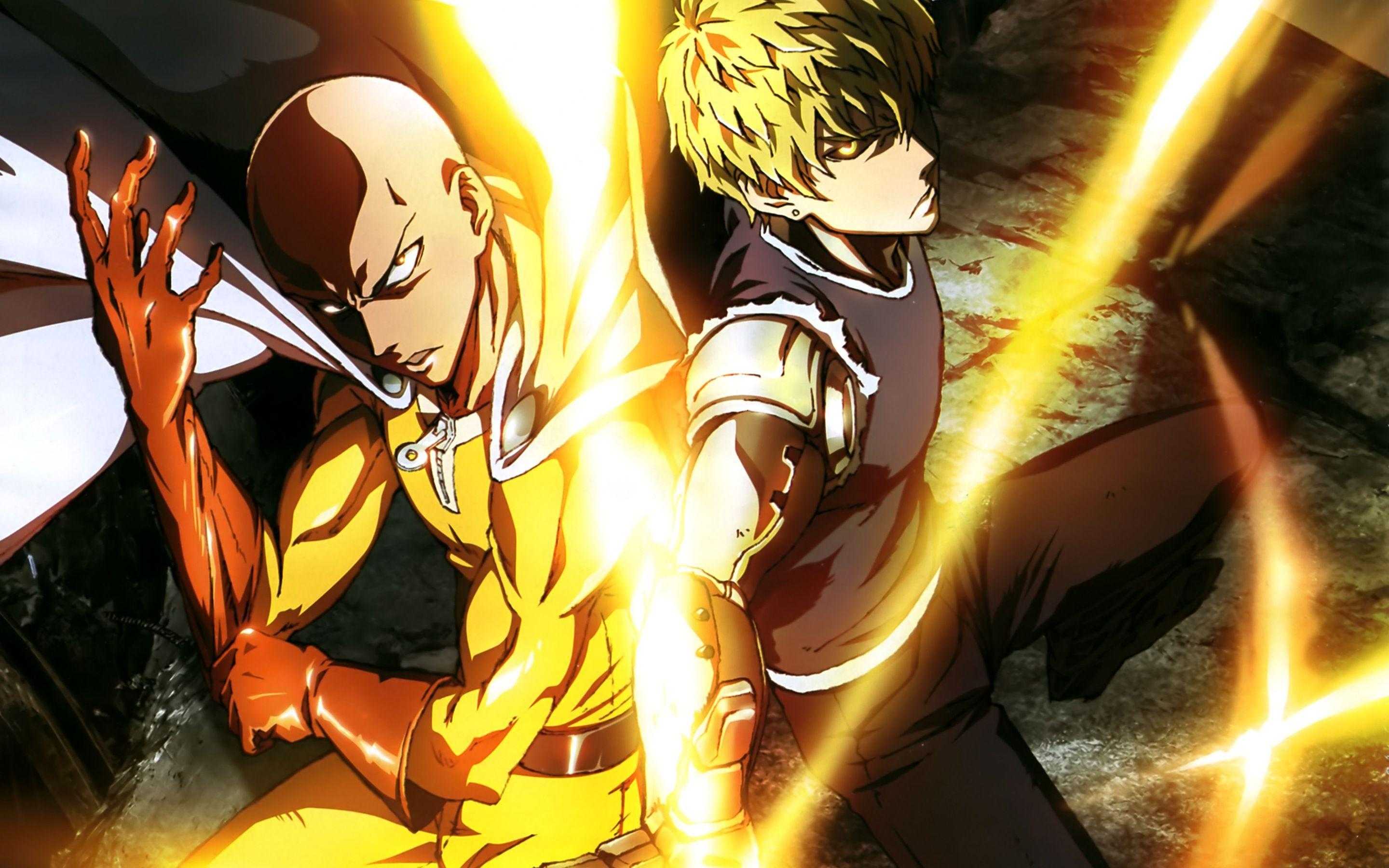 2880x1800 One Punch Man Wallpaper