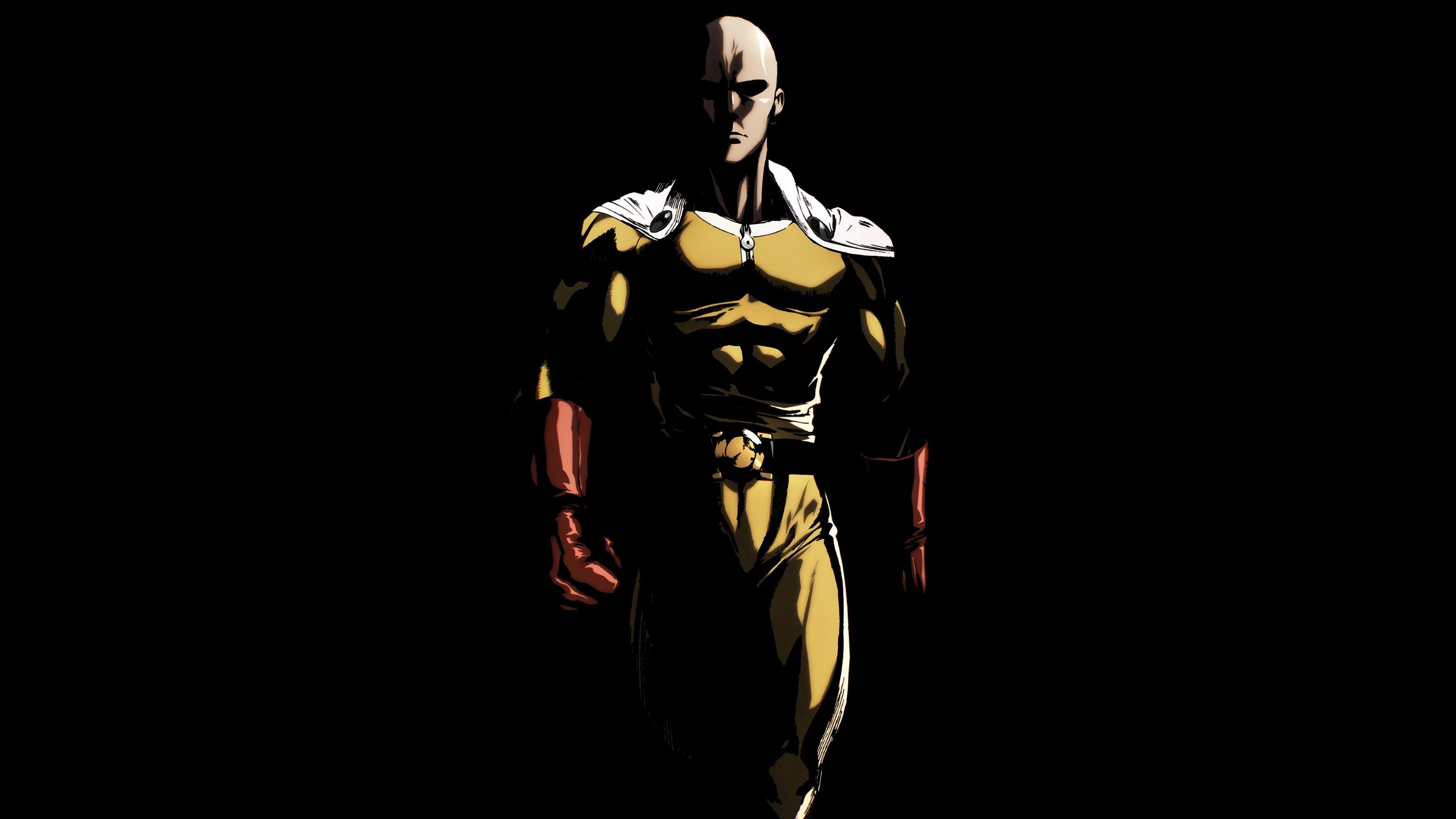4096x2304 Saitama One Punch Man 4K Wallpaper