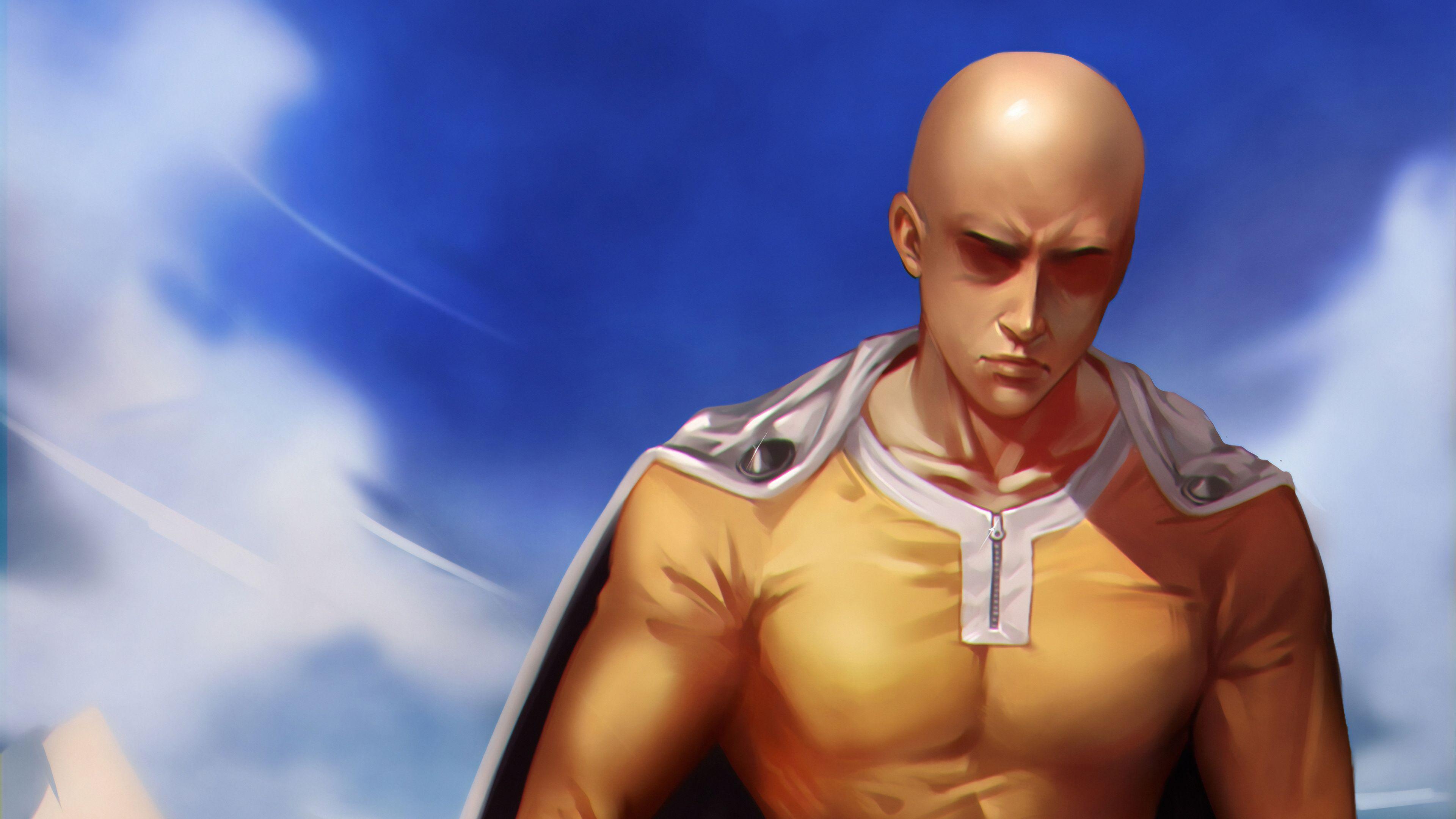 3840x2160 One Punch Man Art 4k 2560x1080 Resolution HD 4k Wallpaper, Image, Background, Photo and Picture