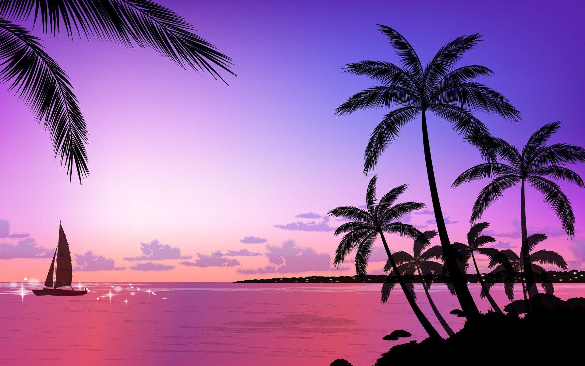 1920x1200 Pink Beach Sunset. Sunset iphone wallpaper, Beach sunset wallpaper, Sunset wallpaper