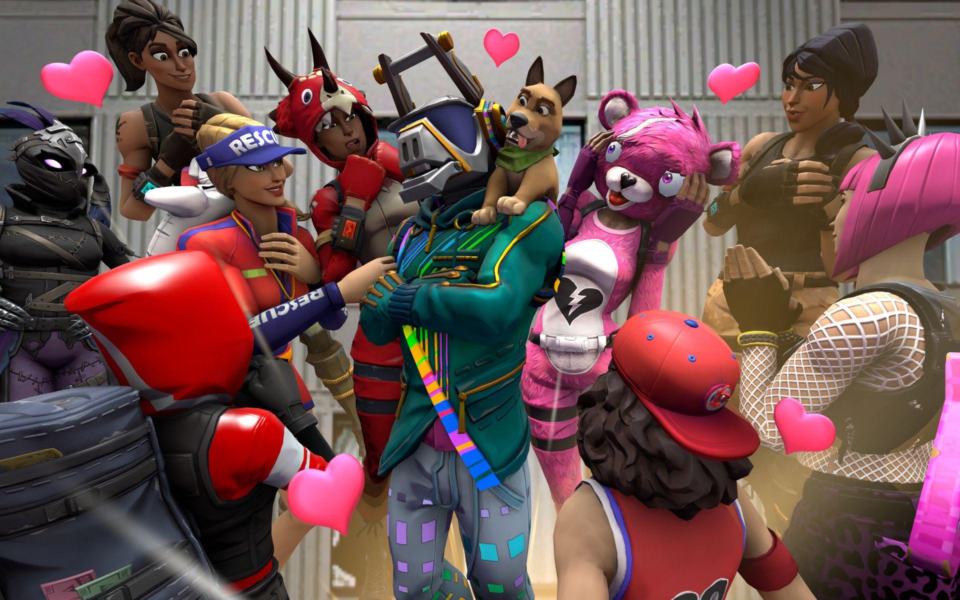 1920x1200 Download Characters, fun, party, video game, Fortnite wallpaper, 1920x Widescreen 16: Widescreen