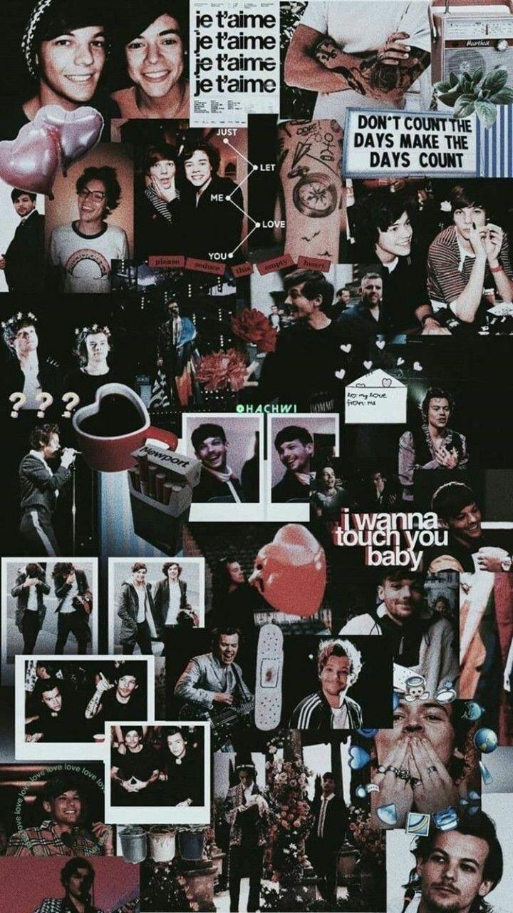 720x1280 Larry Stylinson Wallpaper One Direction. One direction background, One direction wallpaper, One direction collage
