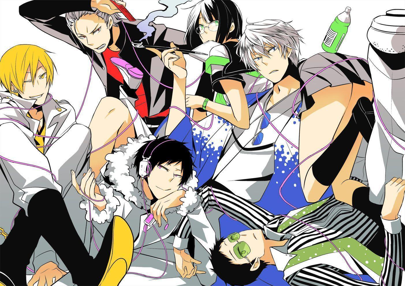 1403x992 Durarara!! Background