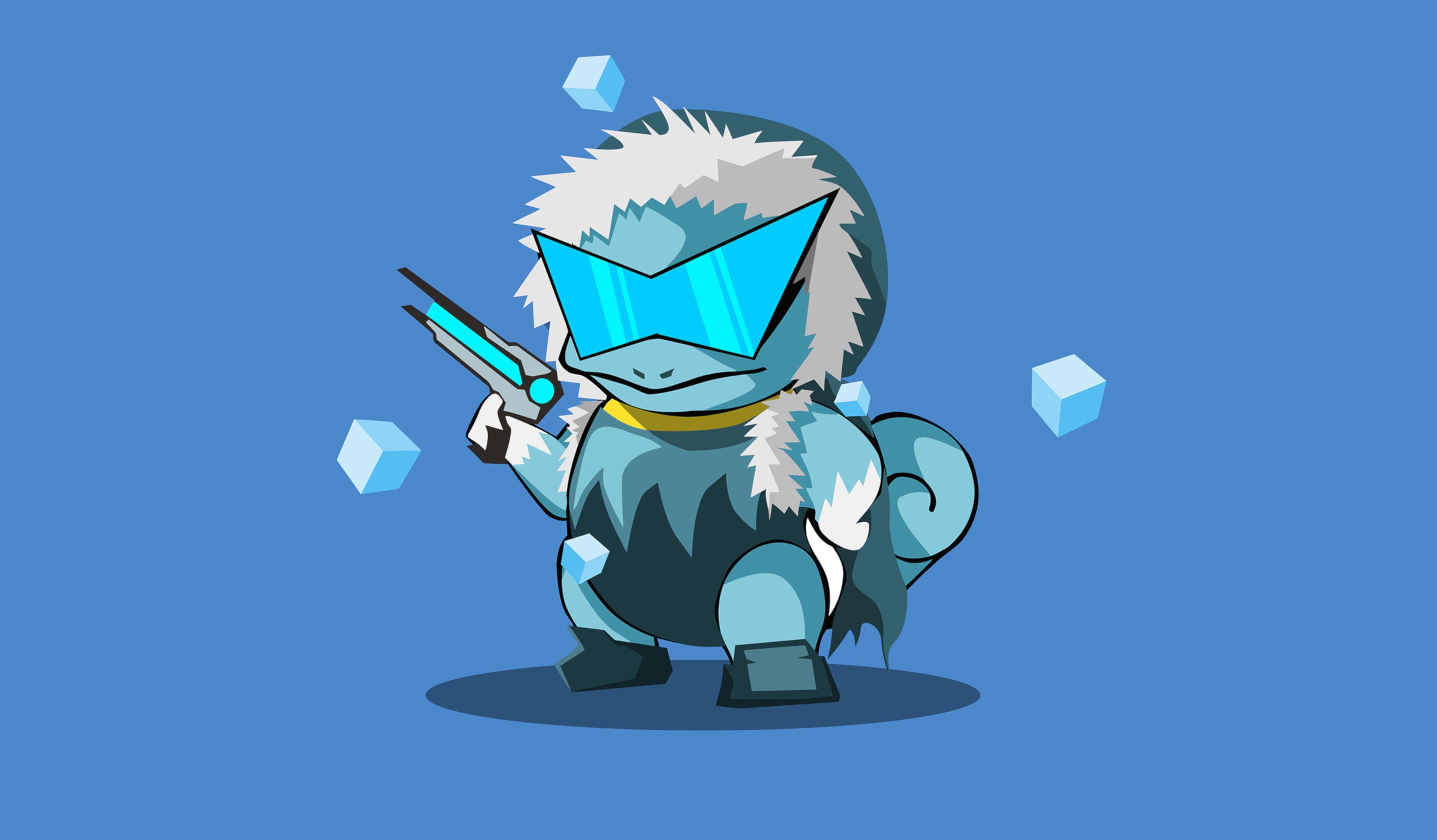 4445x2600 Pokemon Pokedex Squirtle Wallpaper .